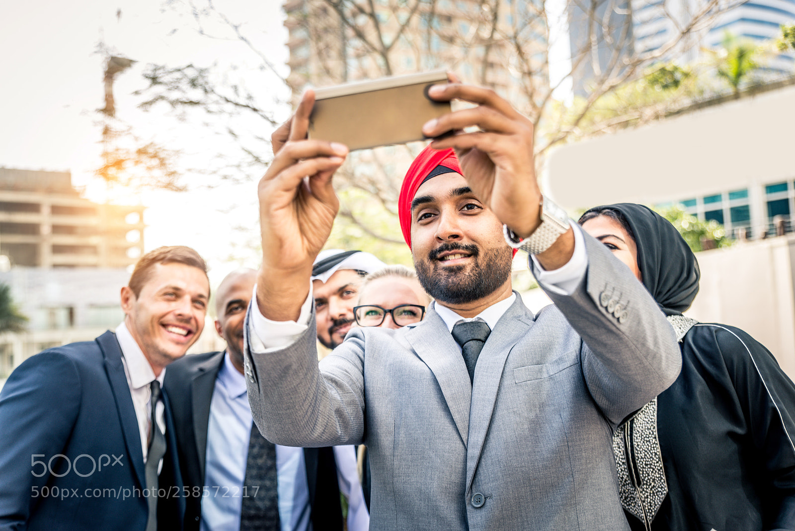 Nikon D610 sample photo. Business team in dubai photography