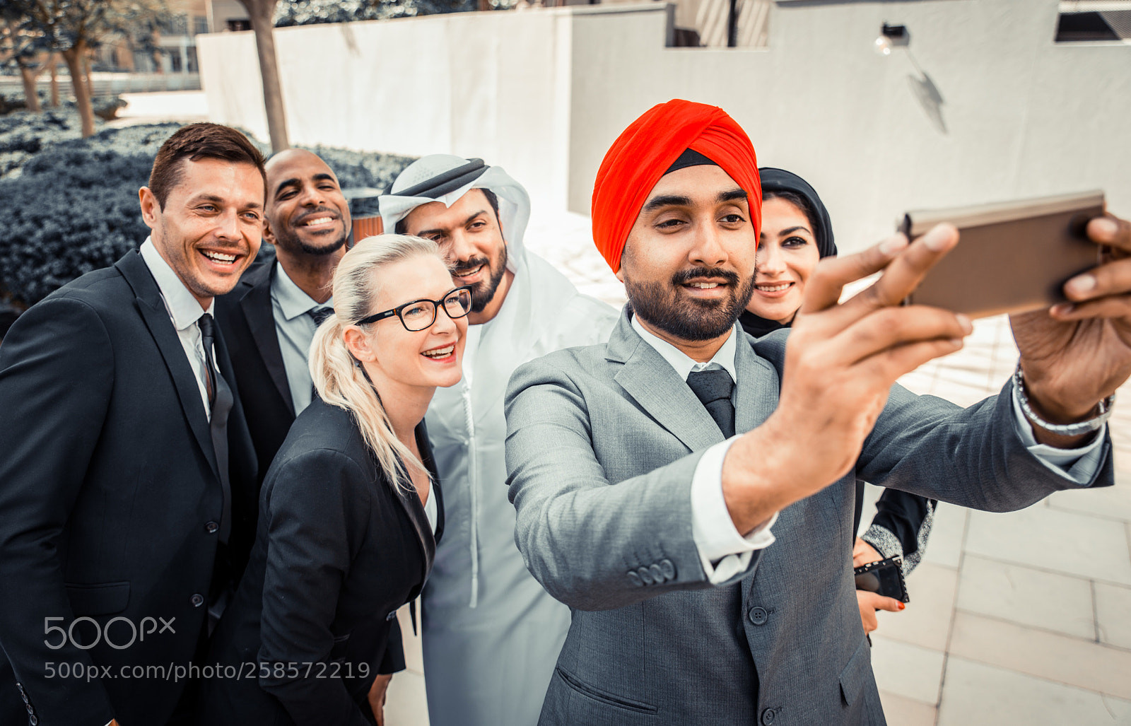 Nikon D610 sample photo. Business team in dubai photography