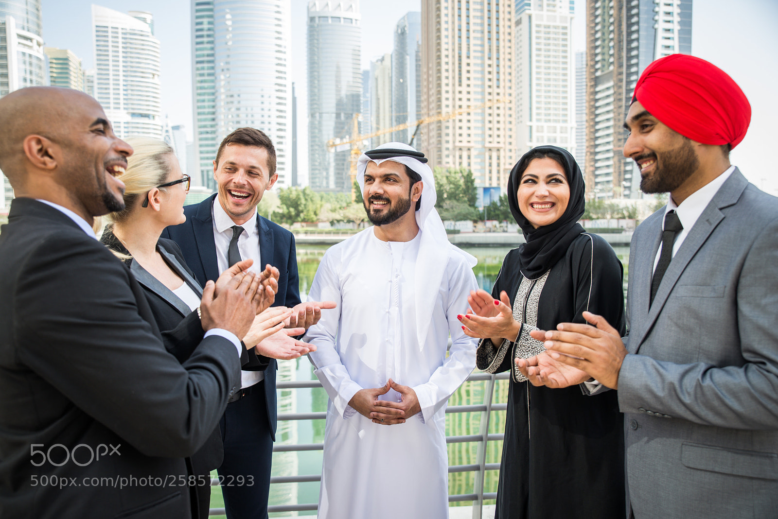 Nikon D610 sample photo. Business team in dubai photography
