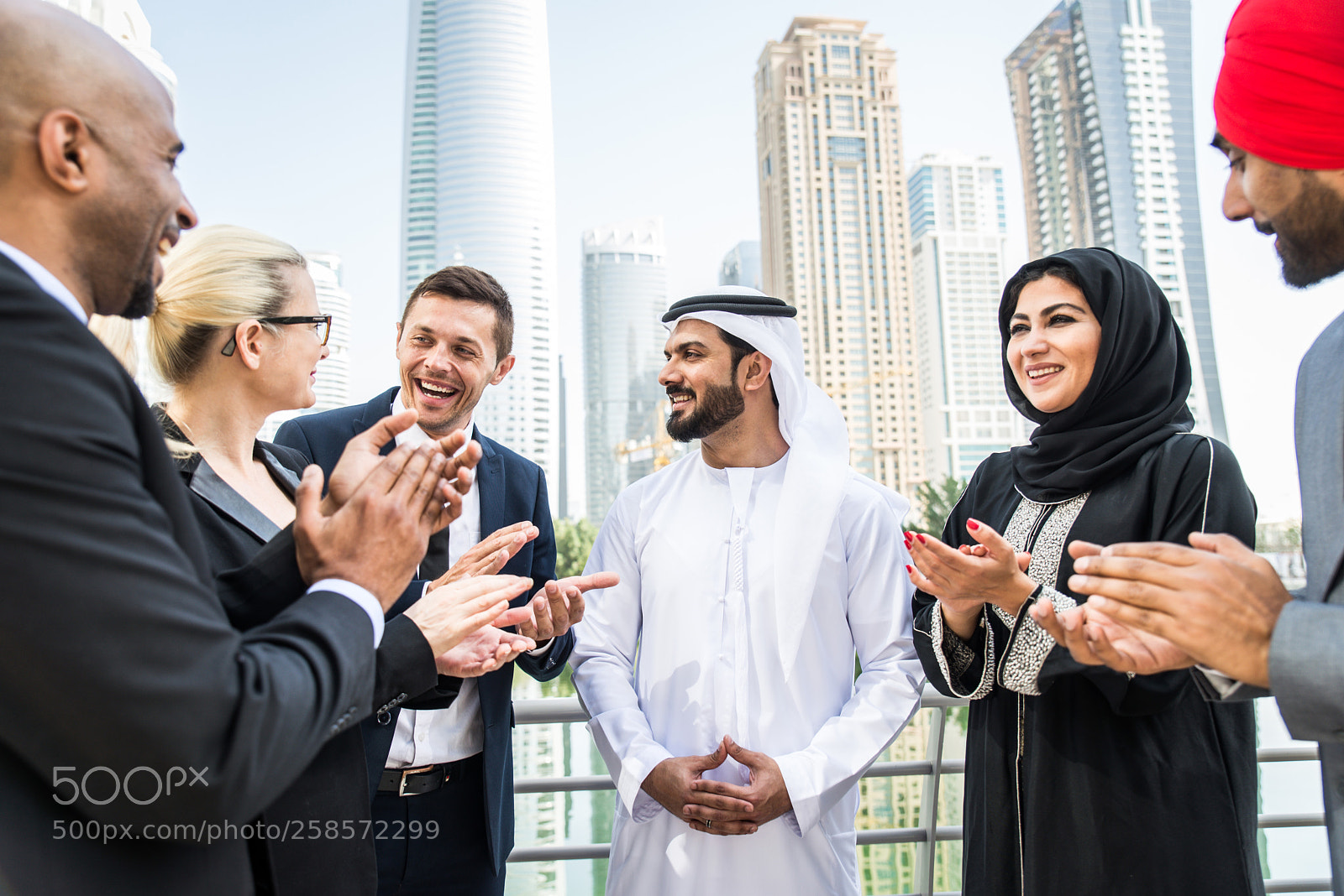 Nikon D610 sample photo. Business team in dubai photography