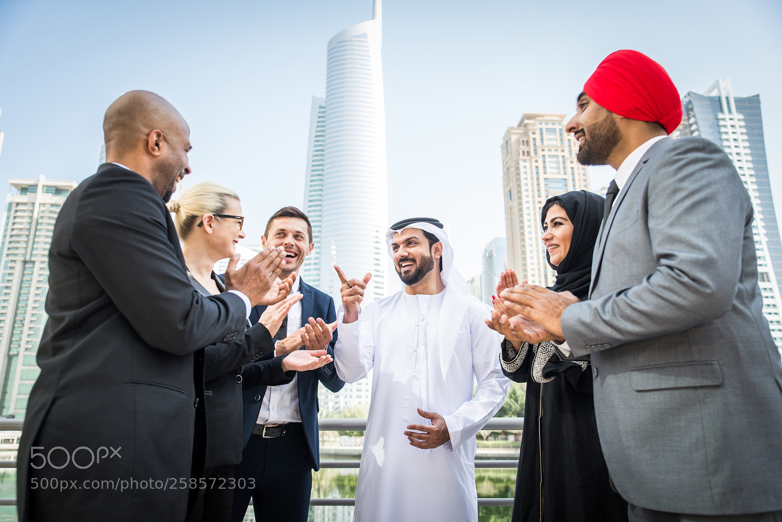 Nikon D610 sample photo. Business team in dubai photography
