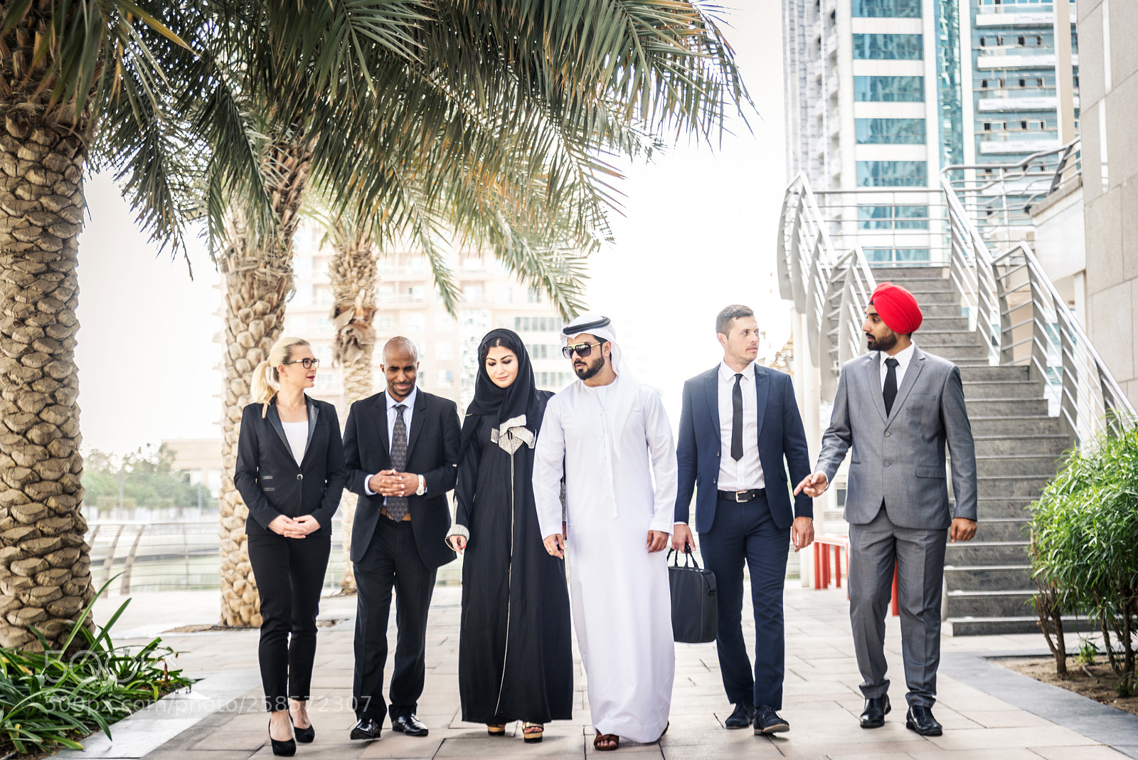 Nikon D610 sample photo. Business team in dubai photography