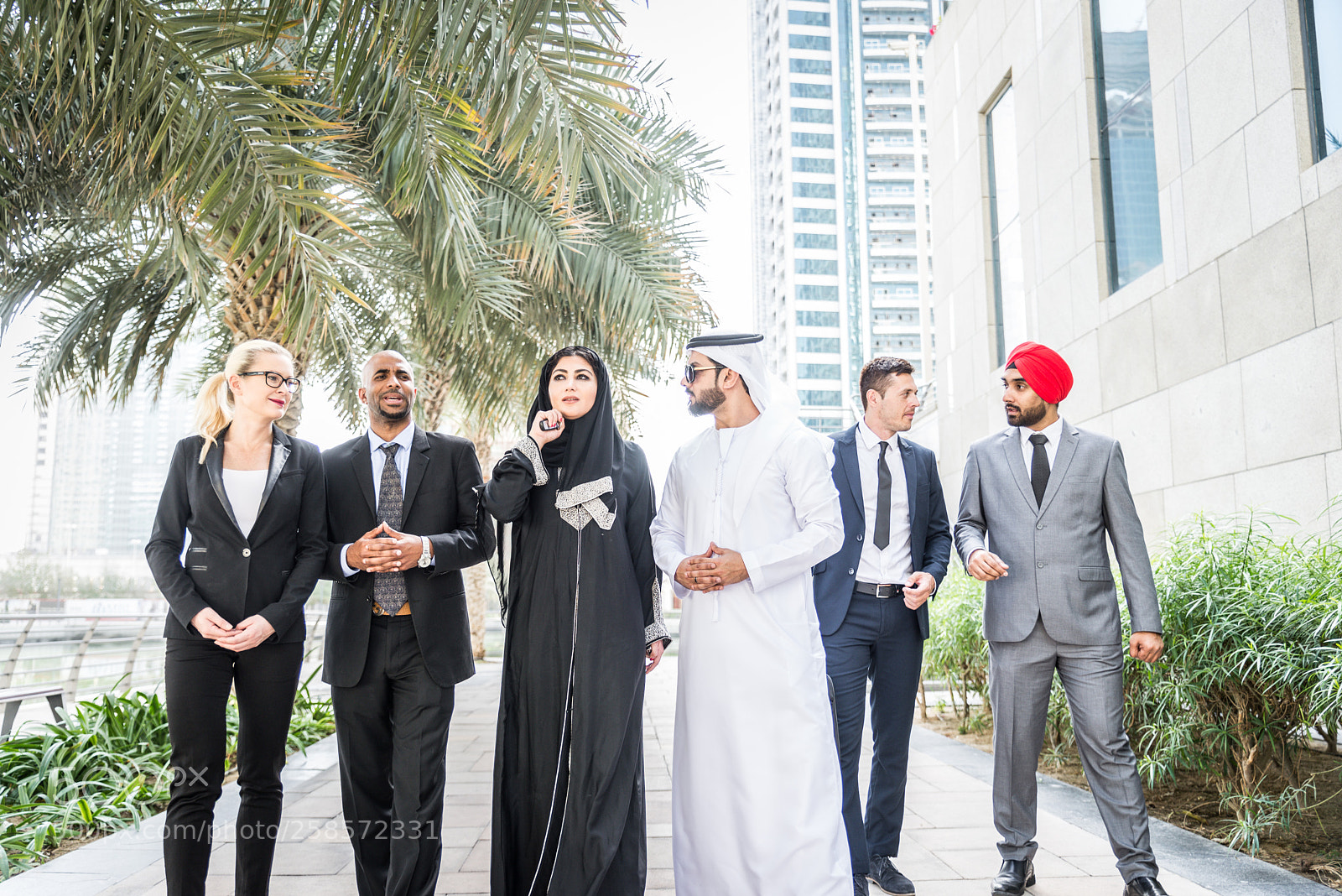 Nikon D610 sample photo. Business team in dubai photography