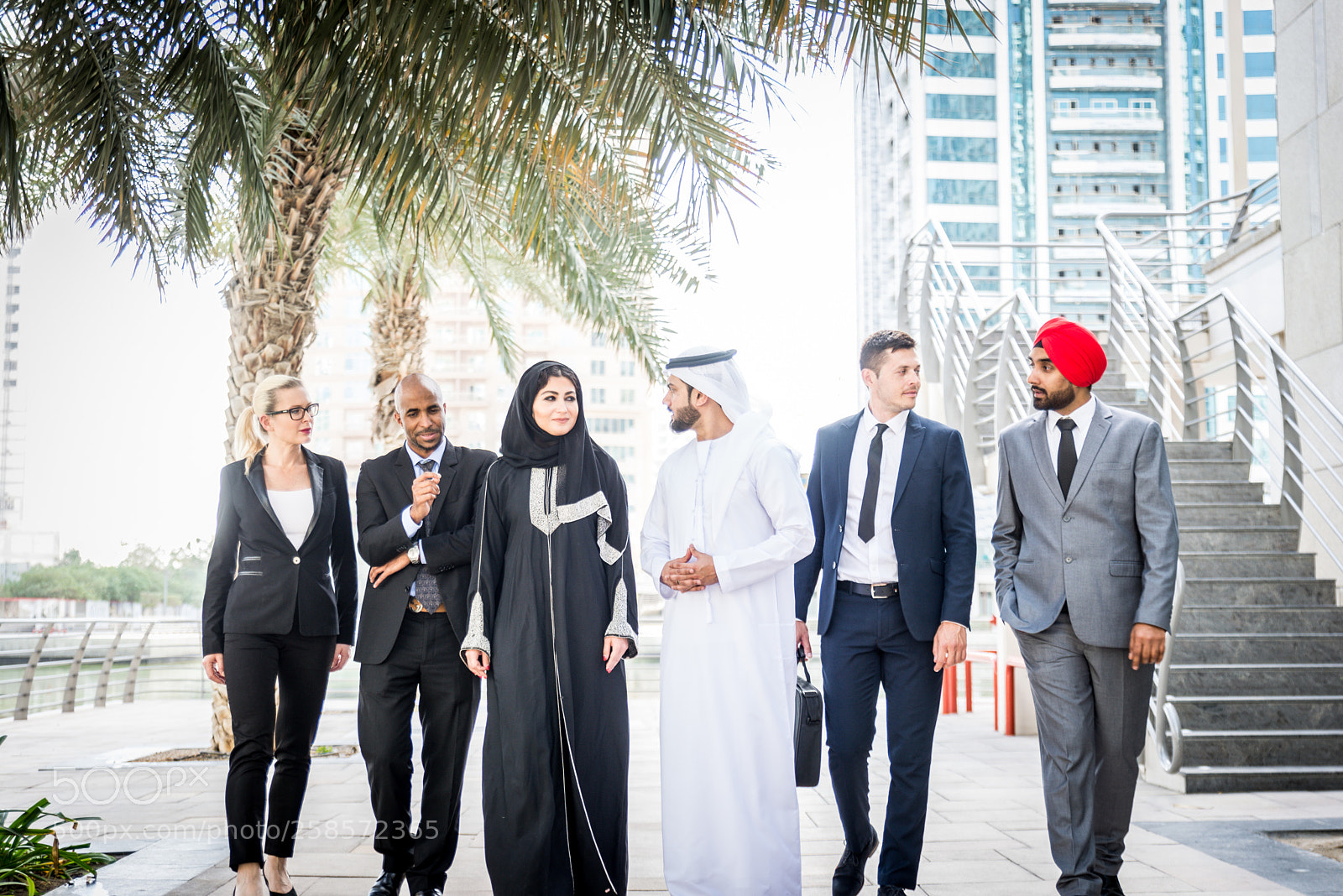 Nikon D610 sample photo. Business team in dubai photography