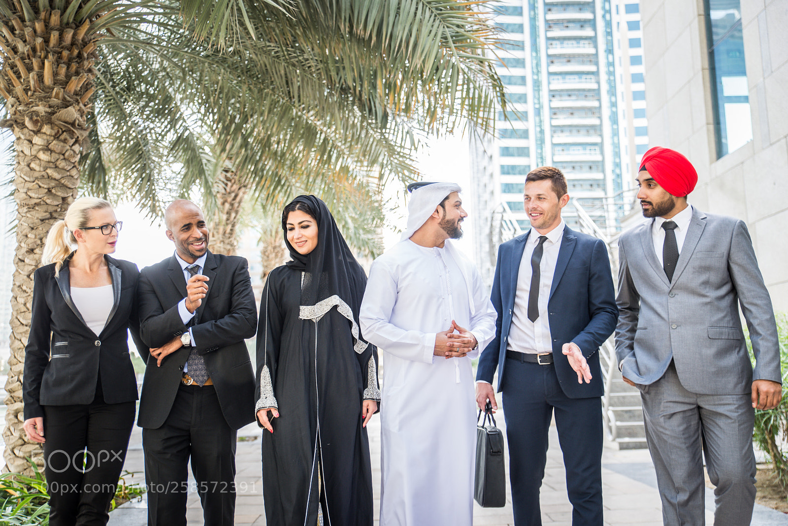 Nikon D610 sample photo. Business team in dubai photography