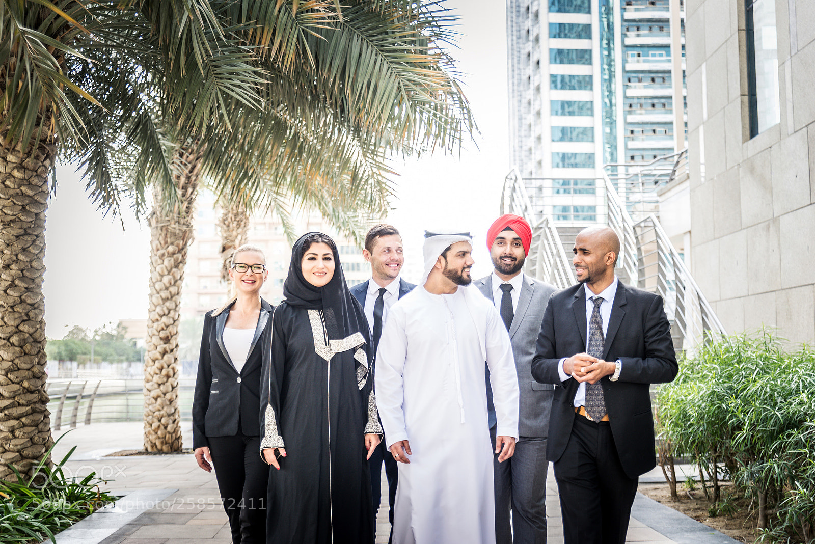 Nikon D610 sample photo. Business team in dubai photography