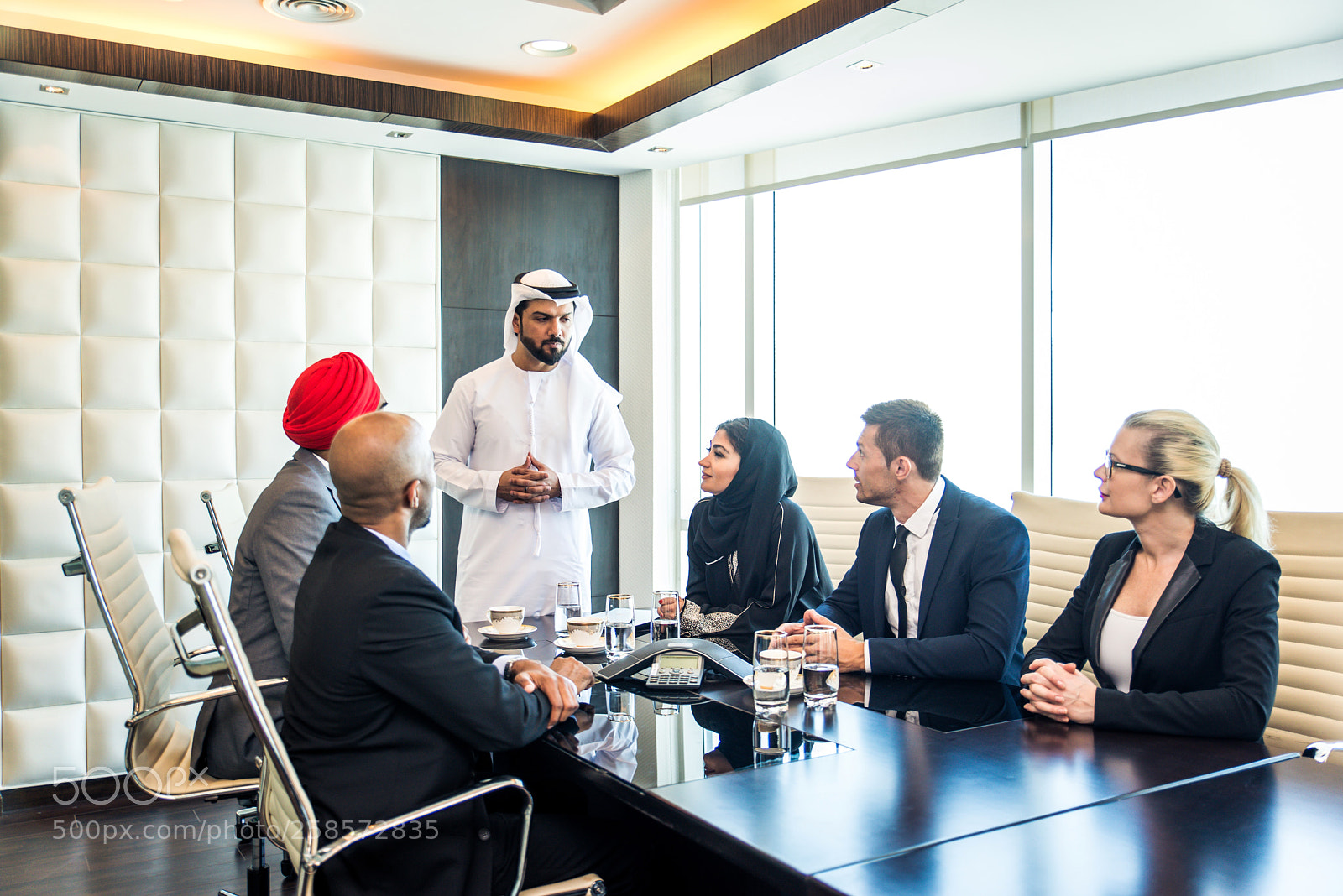 Nikon D610 sample photo. Business team in dubai photography