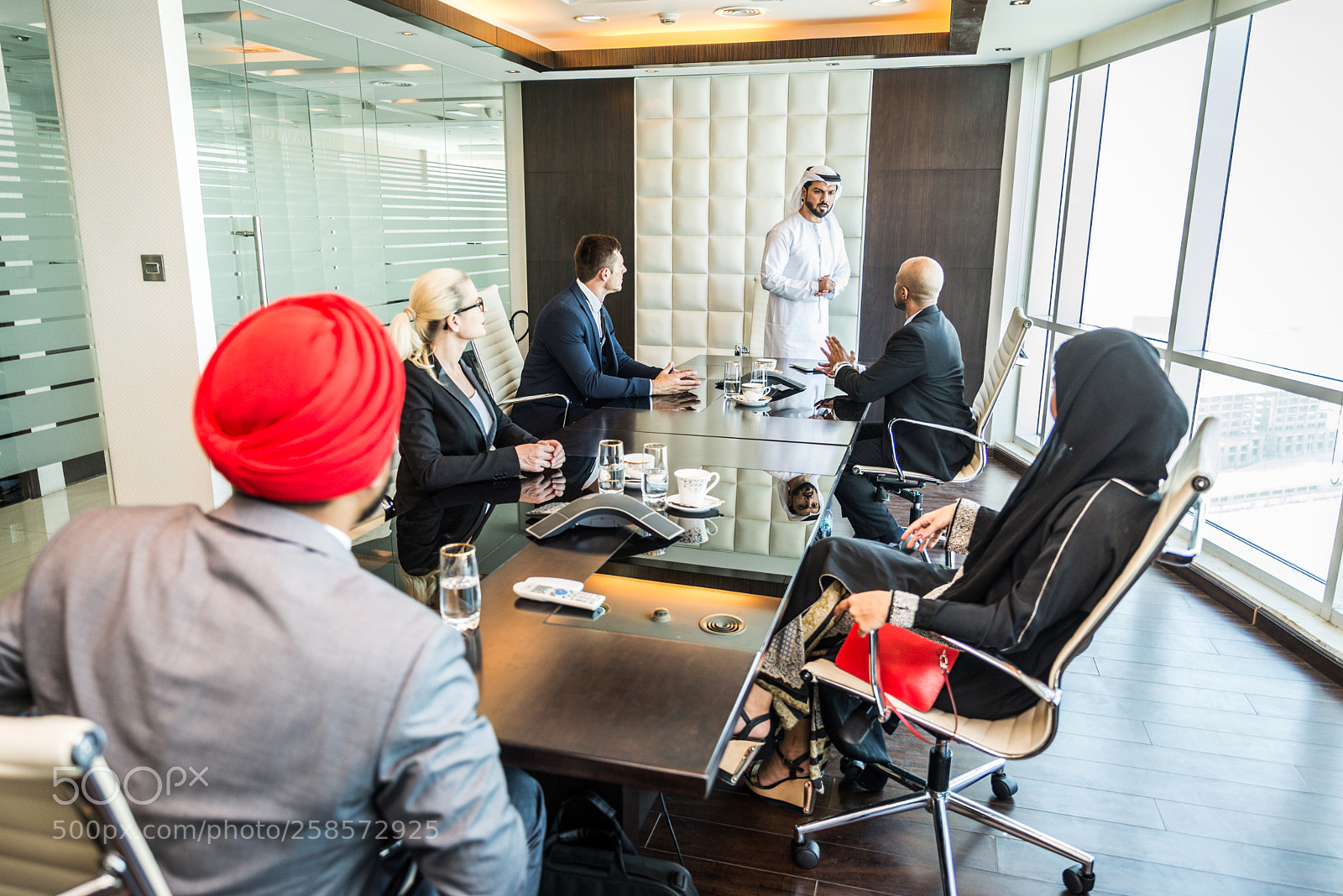 Nikon D610 sample photo. Business team in dubai photography