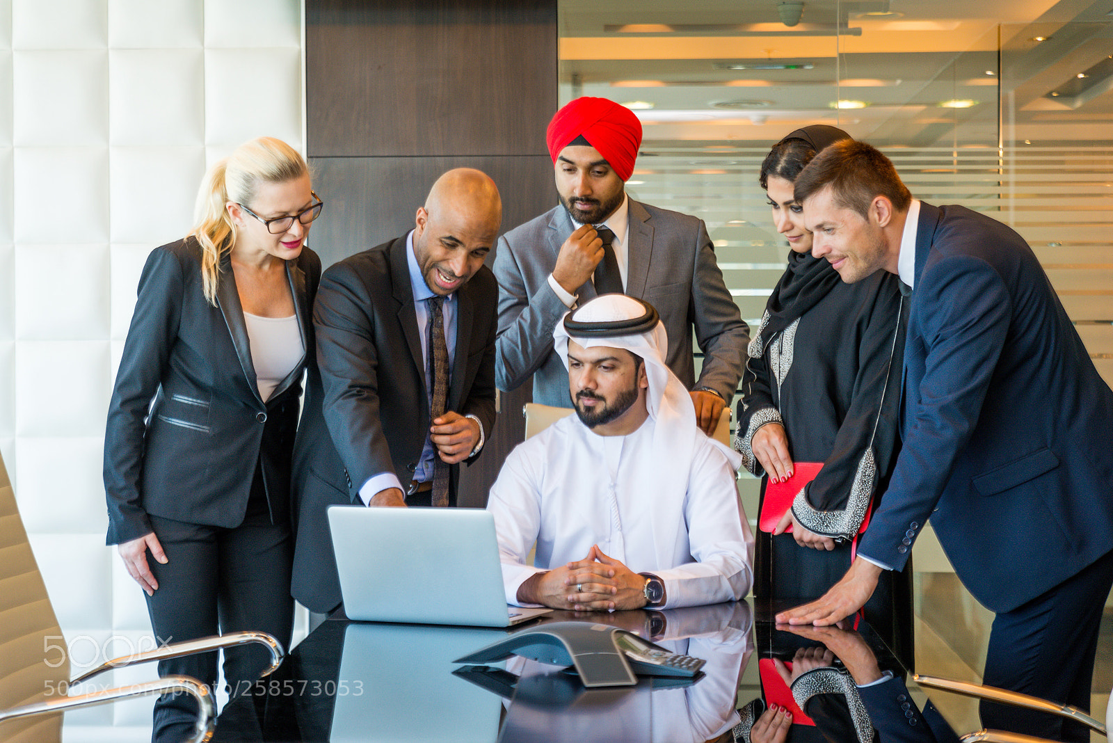 Nikon D610 sample photo. Business team in dubai photography