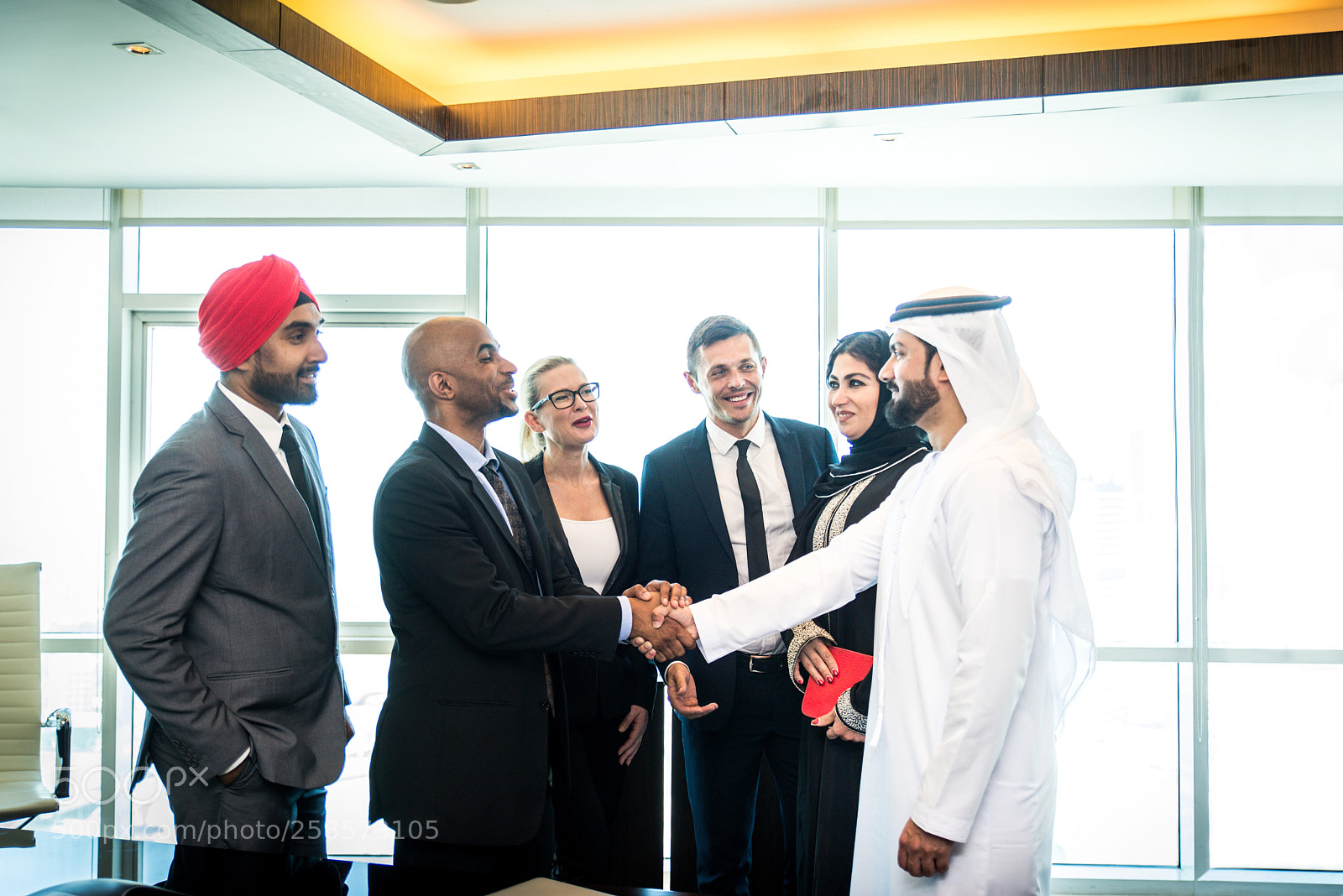 Nikon D610 sample photo. Business team in dubai photography