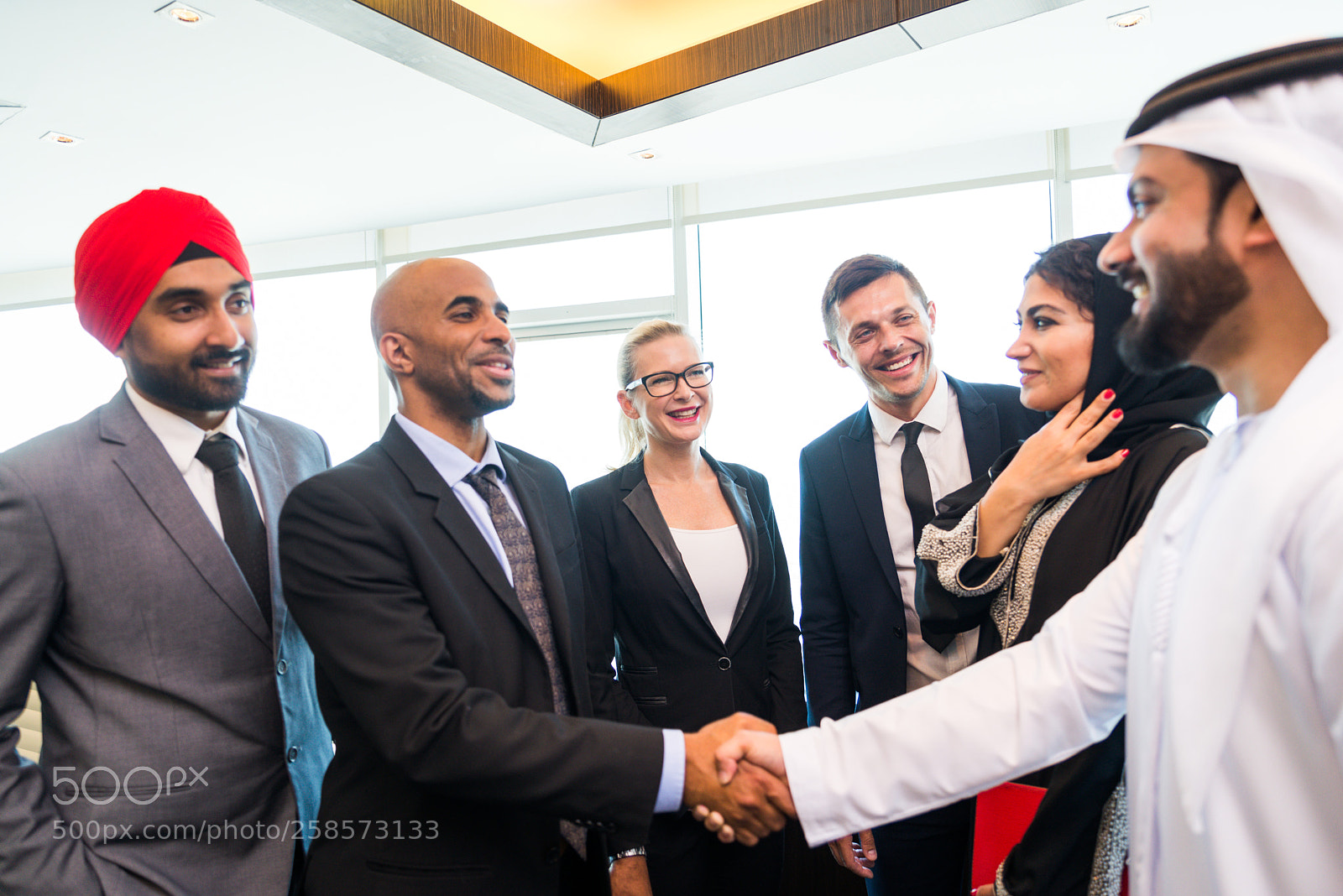 Nikon D610 sample photo. Business team in dubai photography