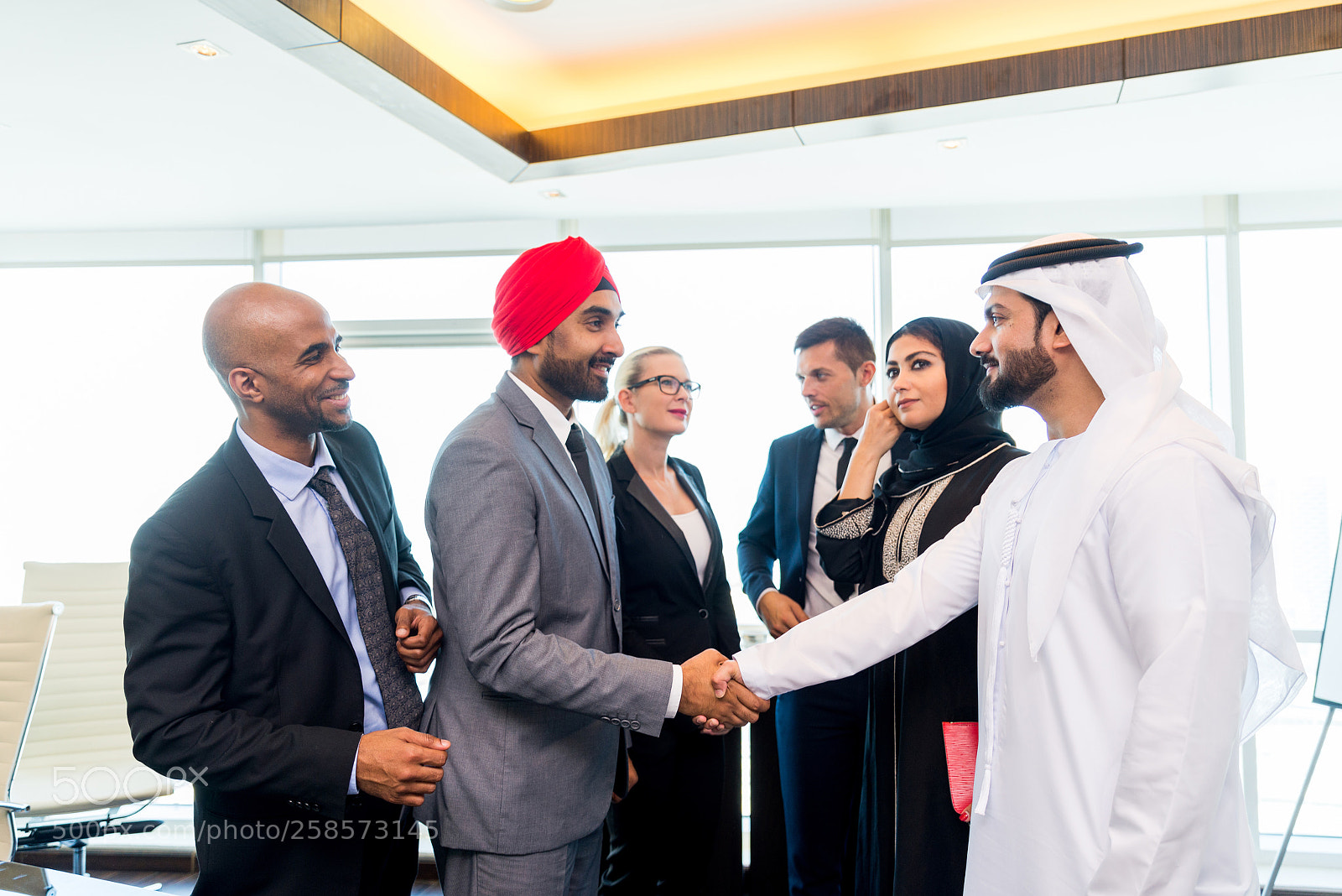 Nikon D610 sample photo. Business team in dubai photography
