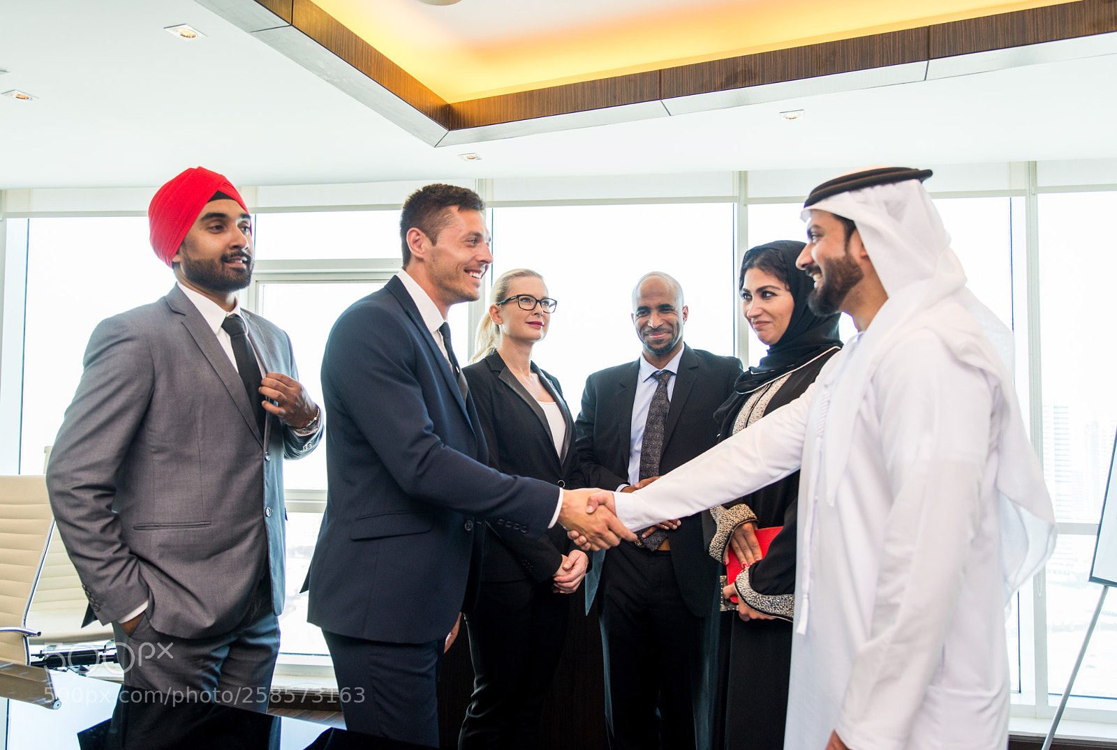 Nikon D610 sample photo. Business team in dubai photography