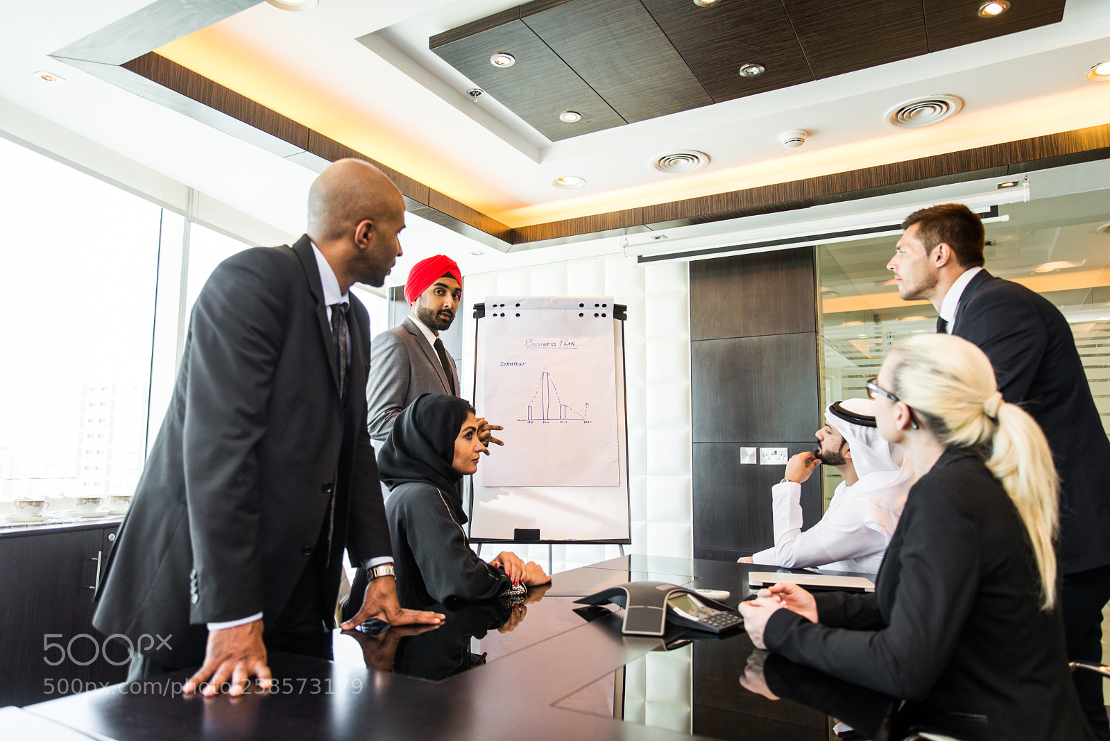 Nikon D610 sample photo. Business team in dubai photography
