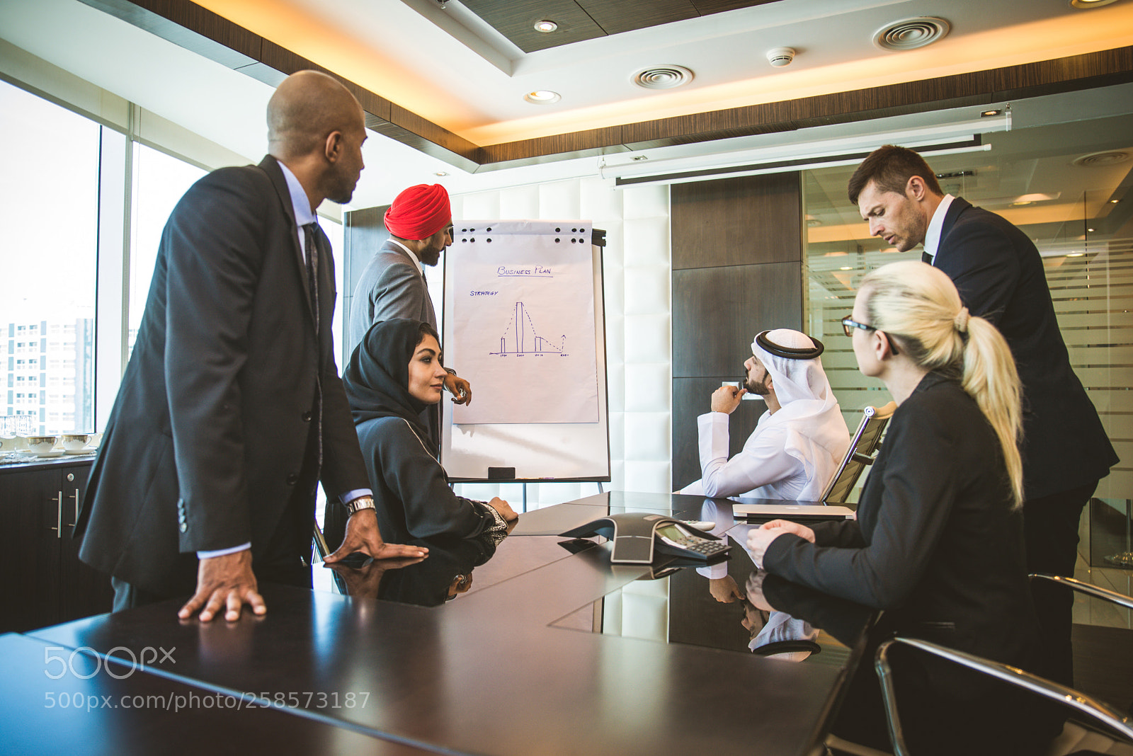Nikon D610 sample photo. Business team in dubai photography