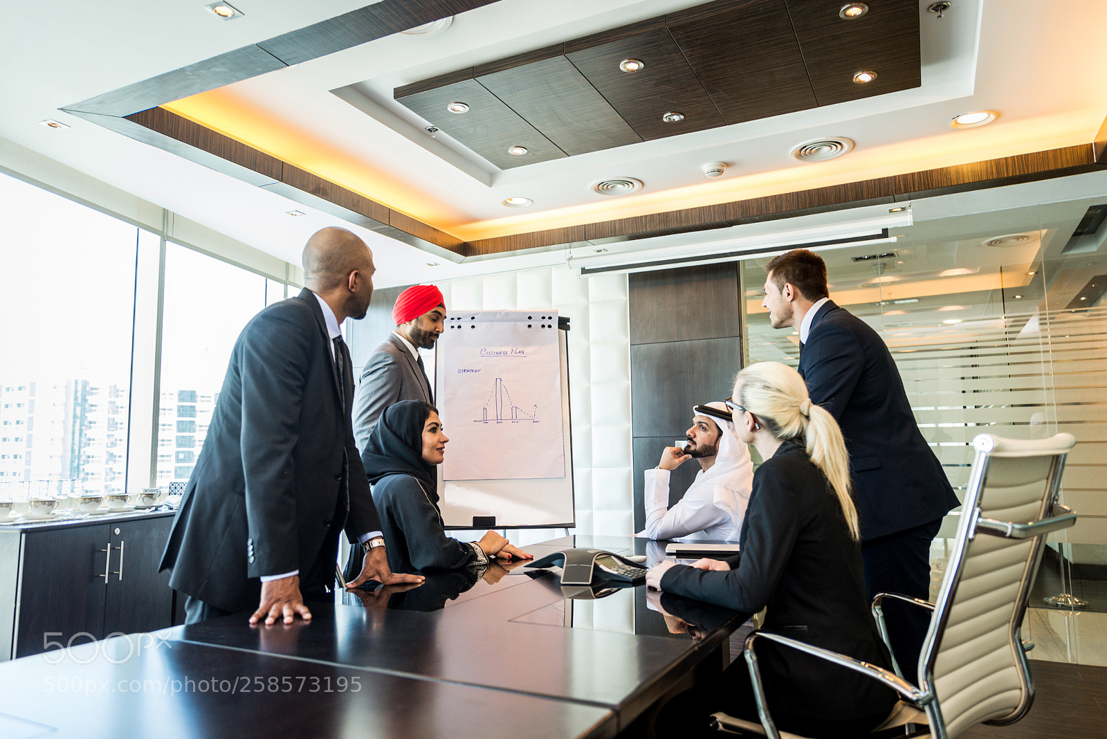 Nikon D610 sample photo. Business team in dubai photography