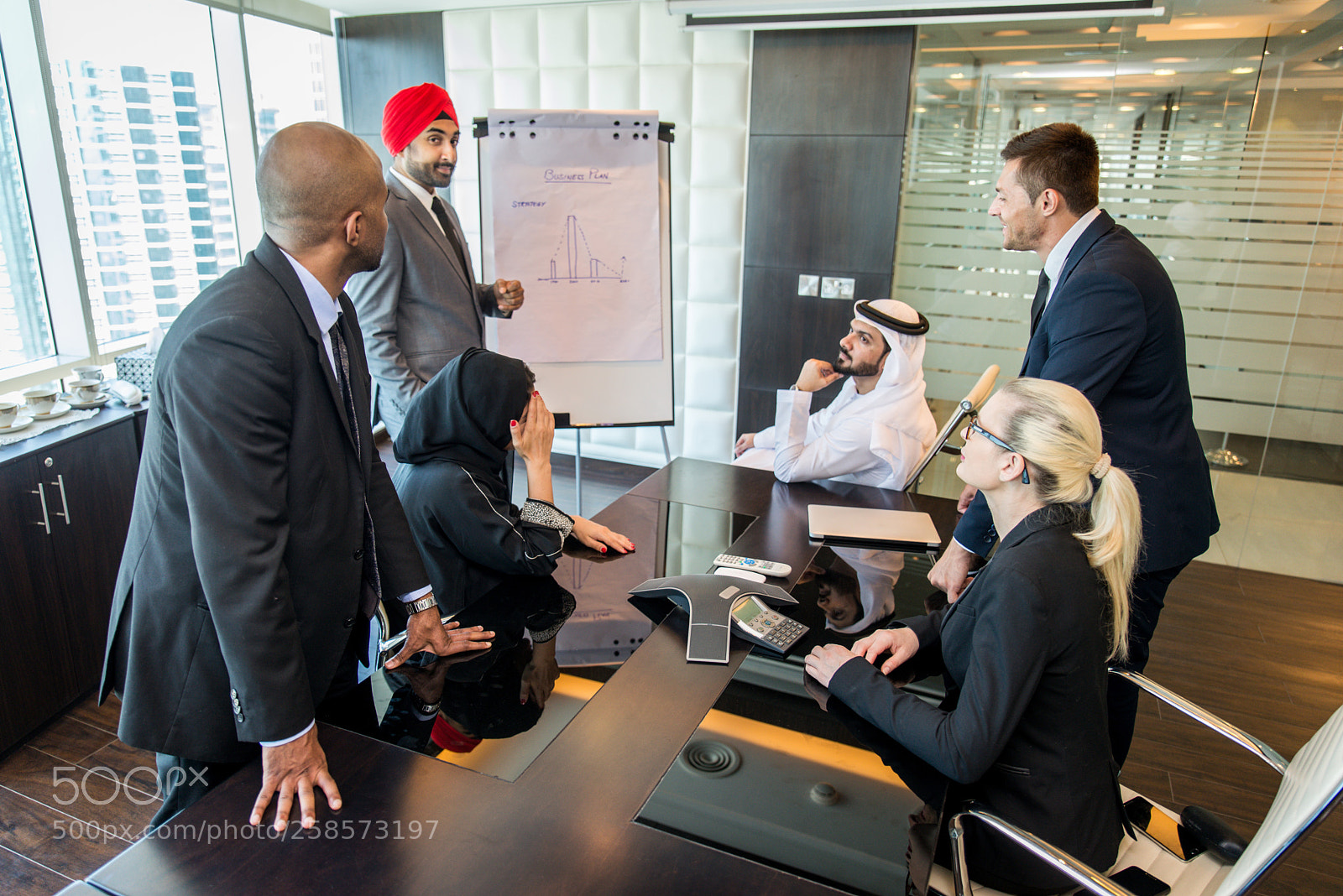 Nikon D610 sample photo. Business team in dubai photography