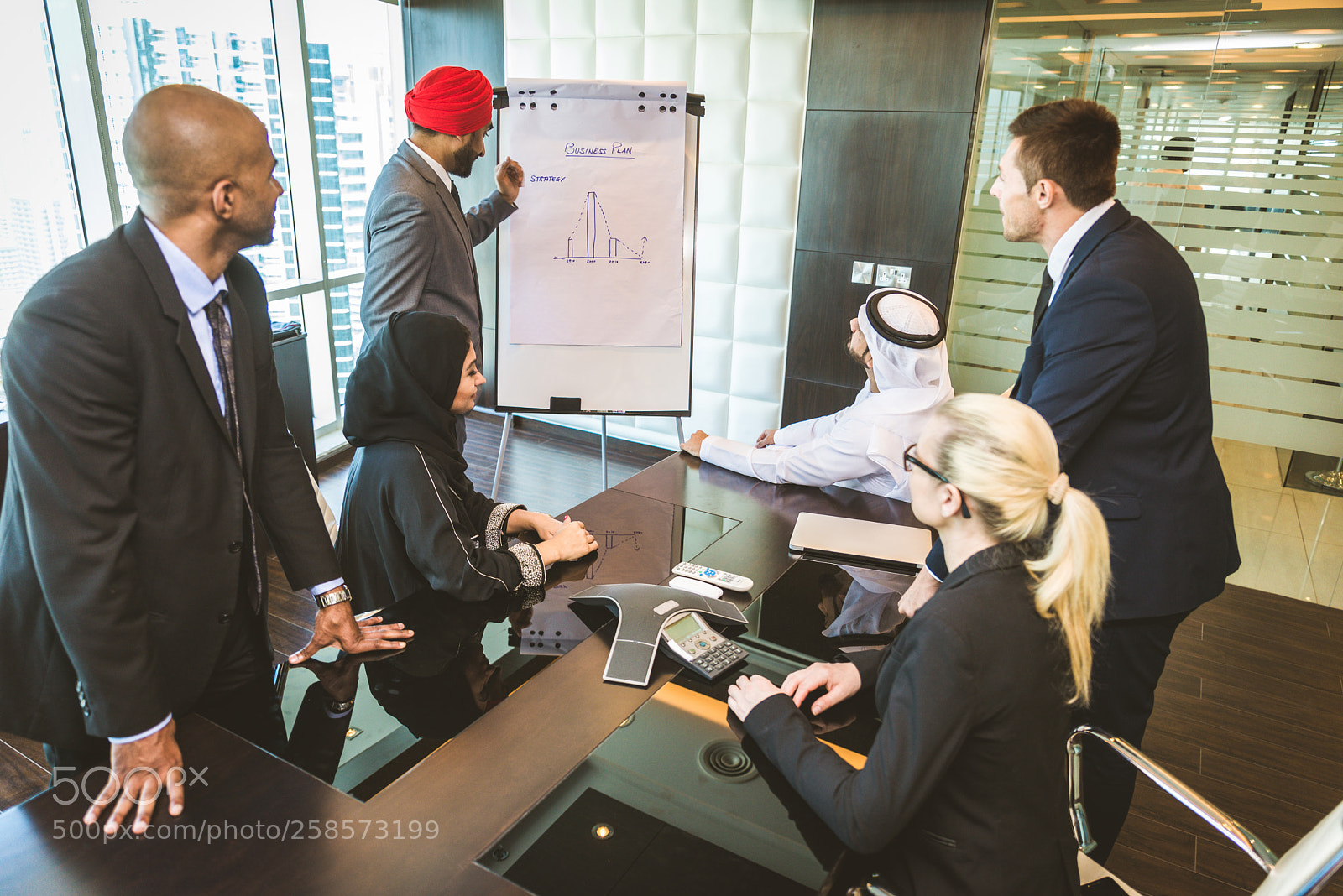 Nikon D610 sample photo. Business team in dubai photography