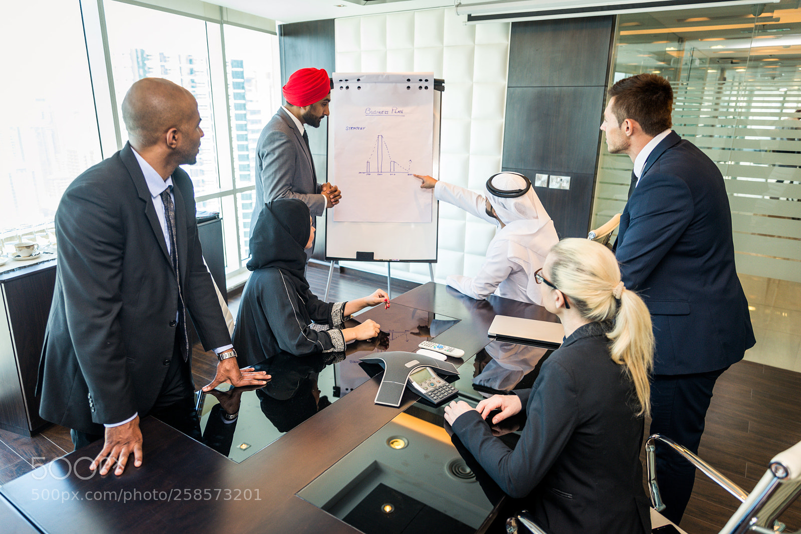 Nikon D610 sample photo. Business team in dubai photography