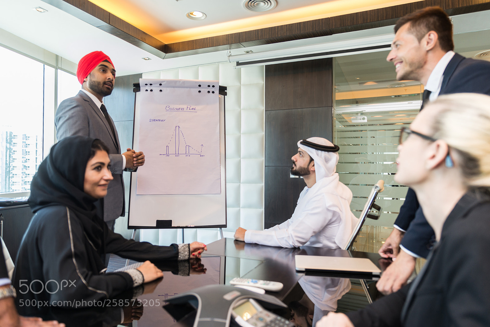 Nikon D610 sample photo. Business team in dubai photography