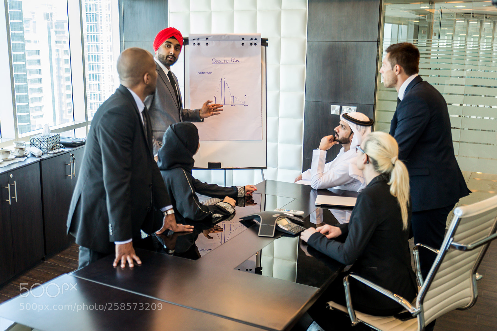 Nikon D610 sample photo. Business team in dubai photography