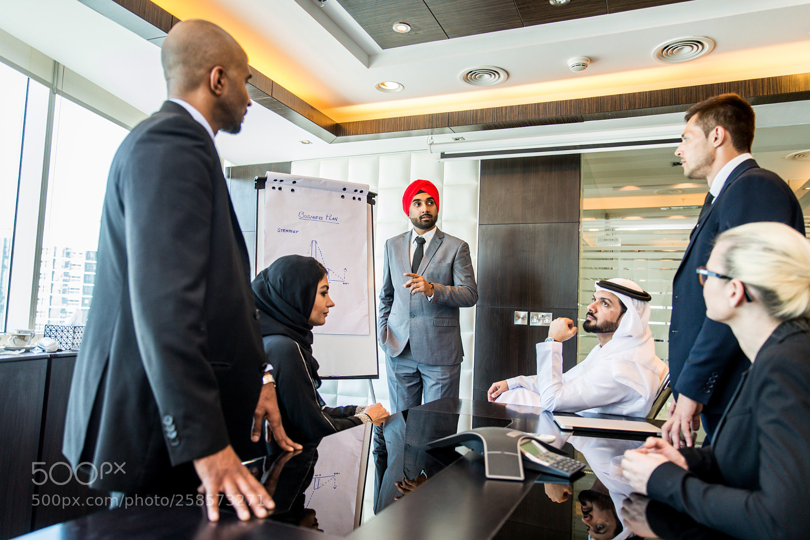 Nikon D610 sample photo. Business team in dubai photography