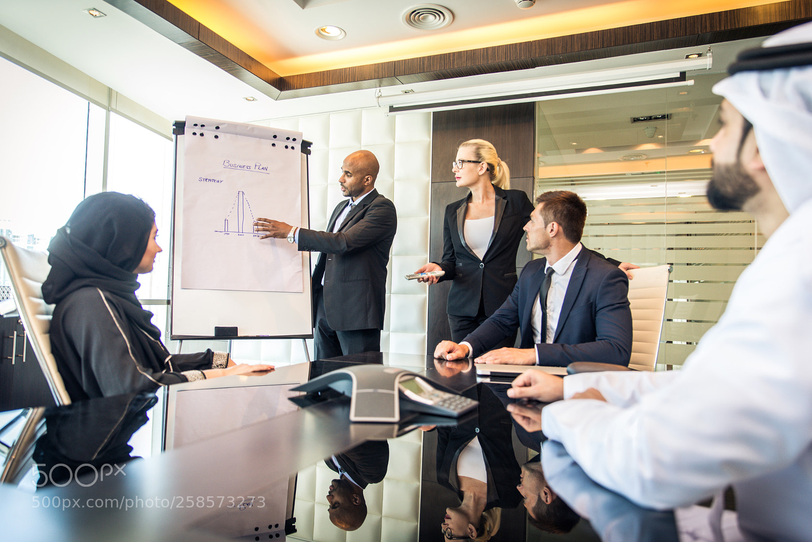 Nikon D610 sample photo. Business team in dubai photography
