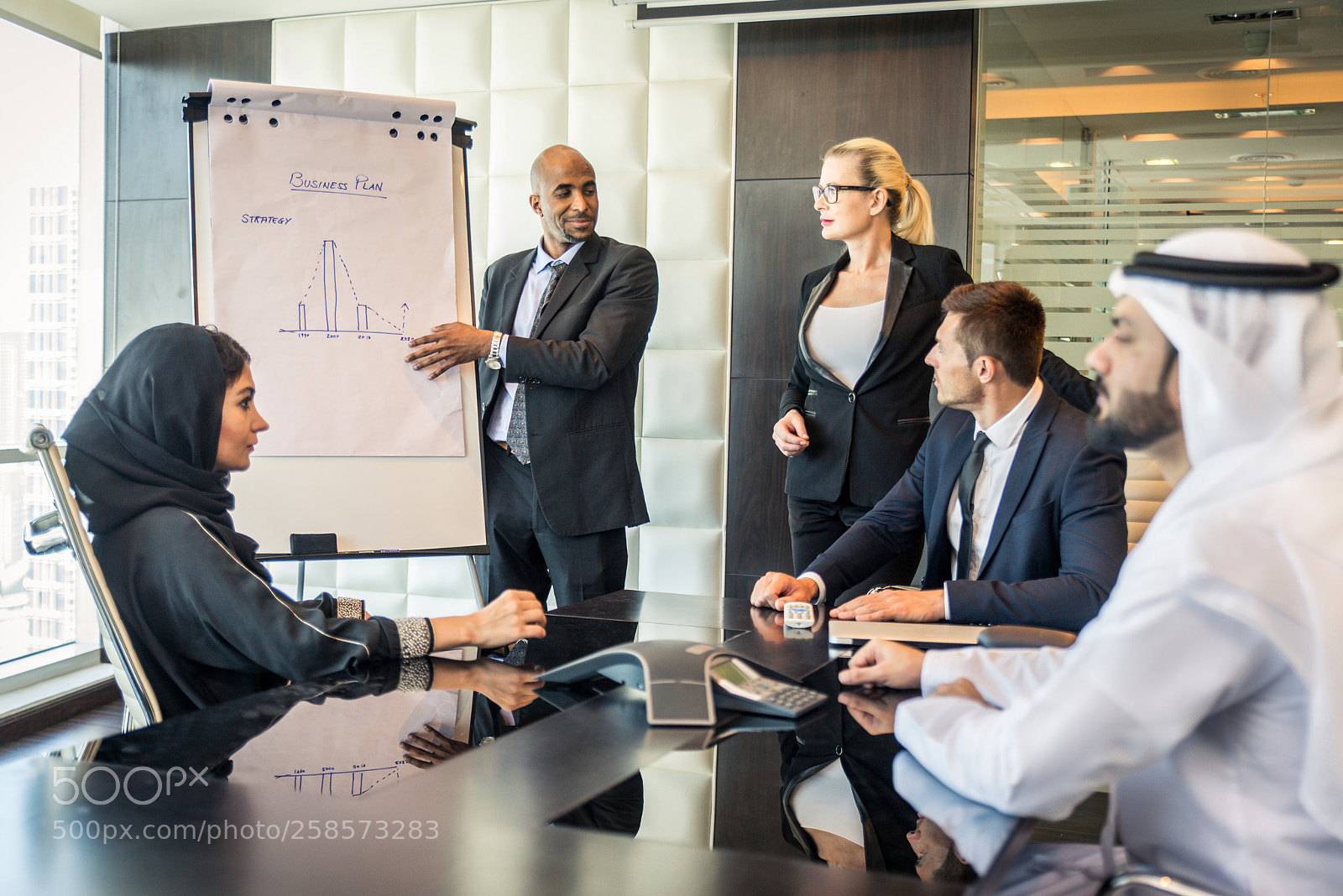 Nikon D610 sample photo. Business team in dubai photography