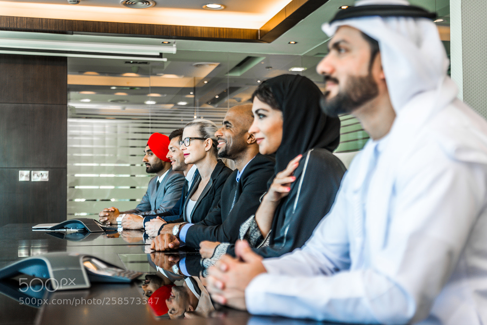 Nikon D610 sample photo. Business team in dubai photography