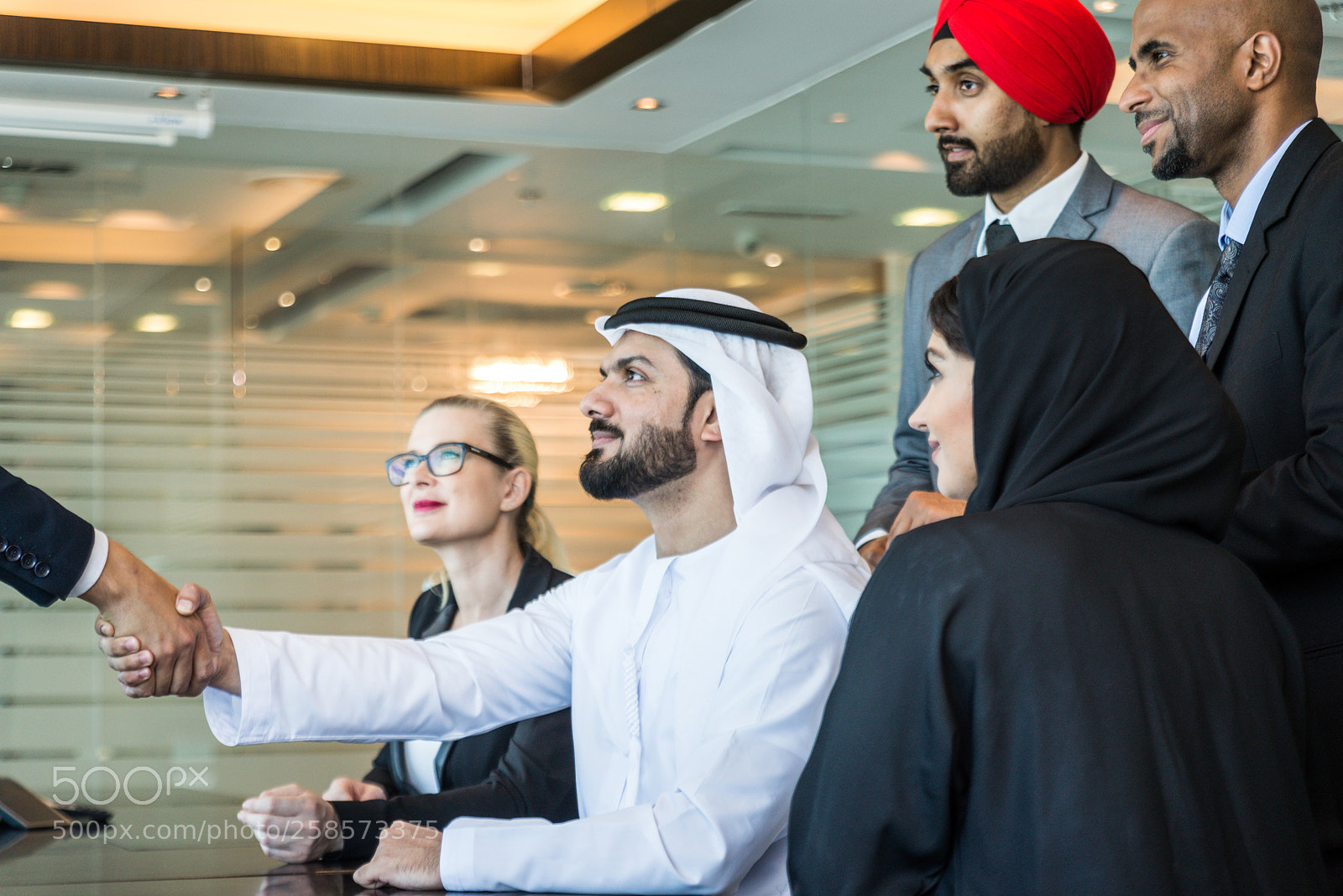 Nikon D610 sample photo. Business team in dubai photography