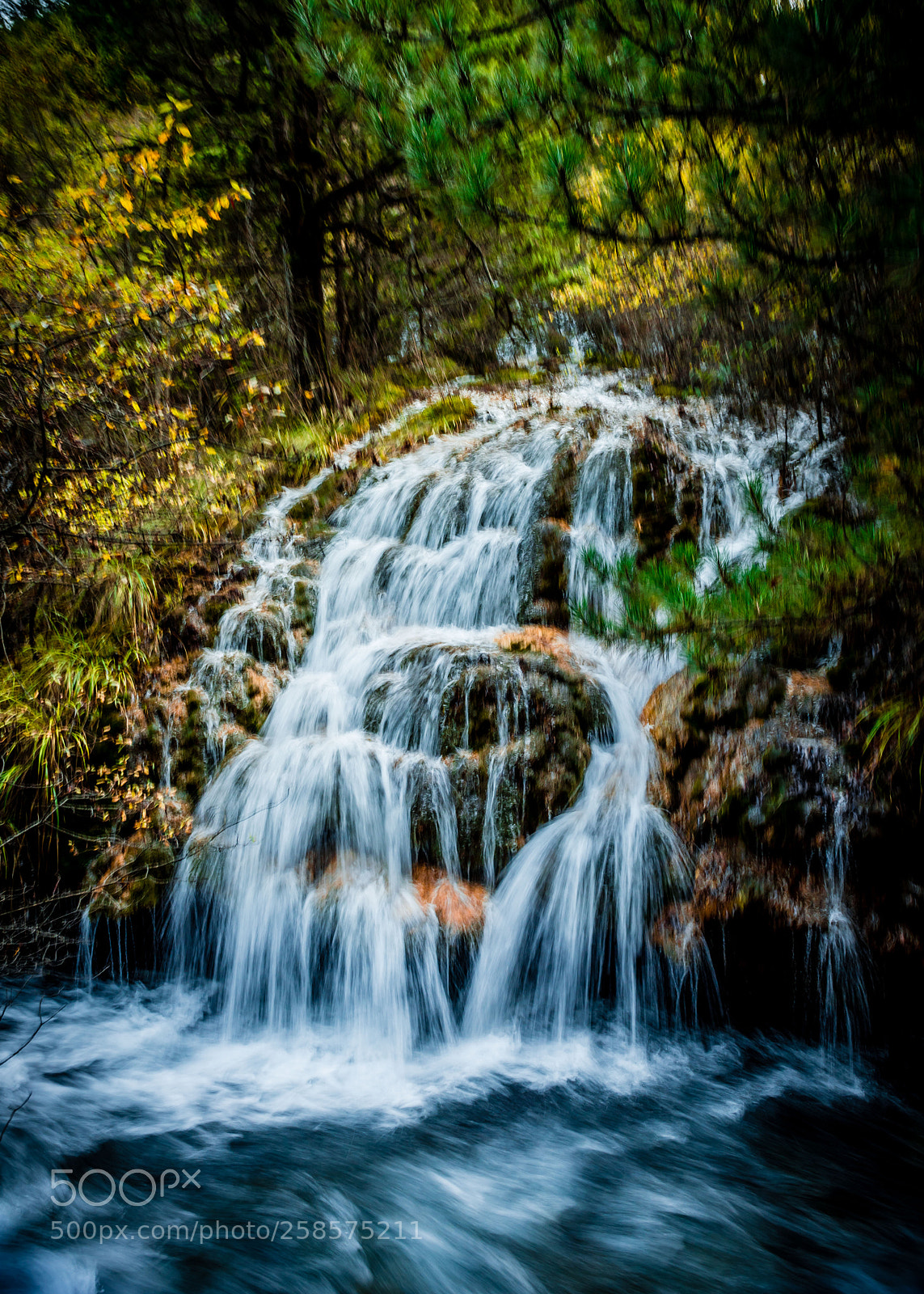 Nikon D810 sample photo. Water fall 无名瀑布 photography
