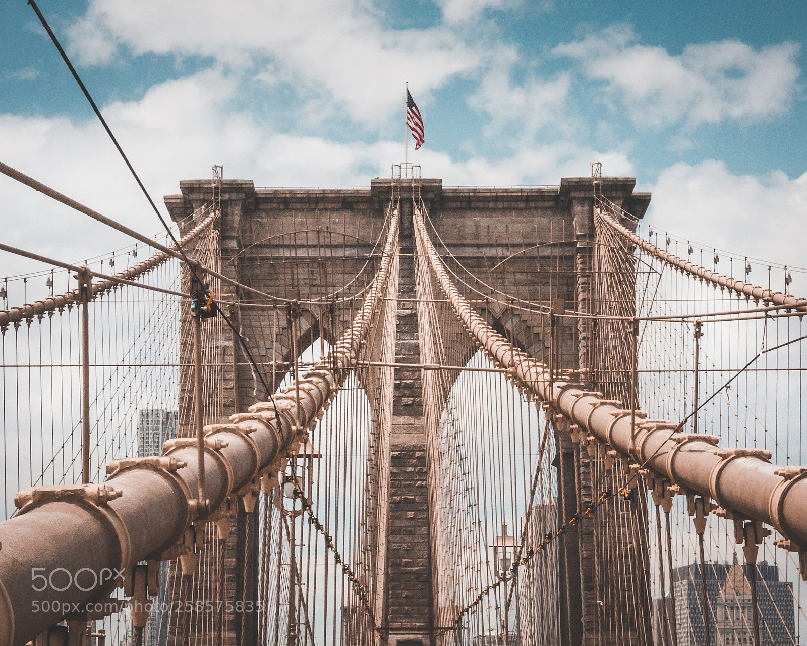 Canon EOS 40D sample photo. Brooklyn bridge new york photography