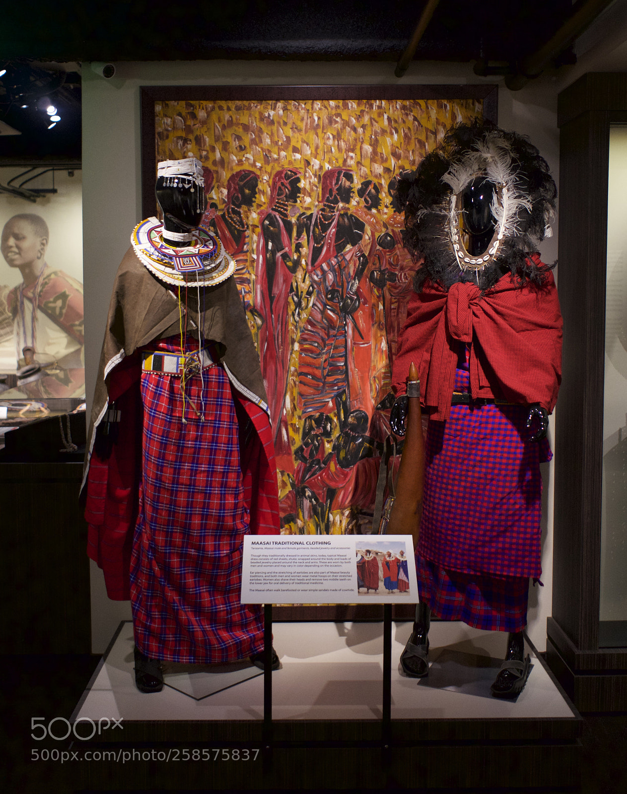 Sony a7 sample photo. Traditional clothes of maasai photography