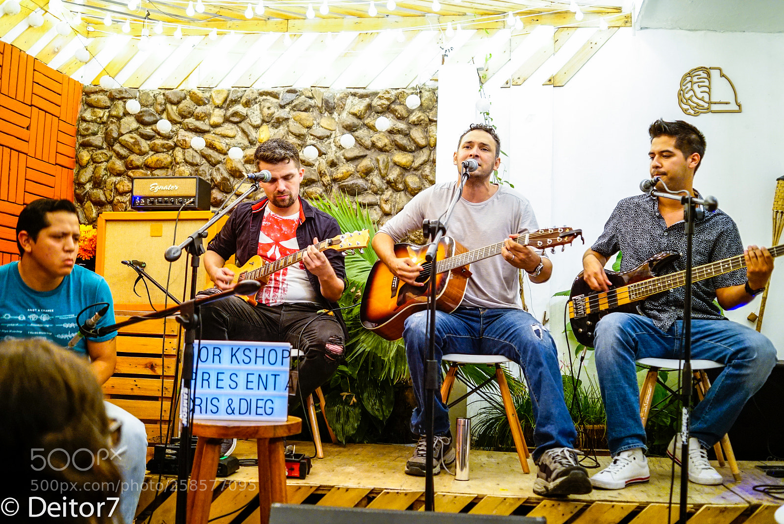 Sony a7S II sample photo. Workshop coworking concert photography