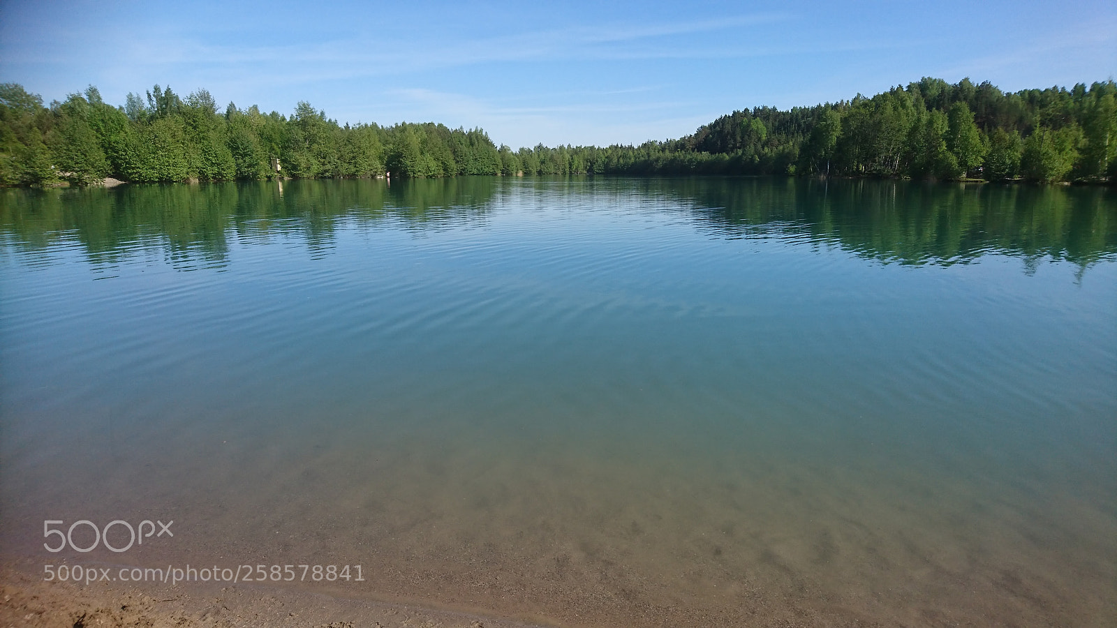 Sony Xperia XZ sample photo. Blue lagoon photography
