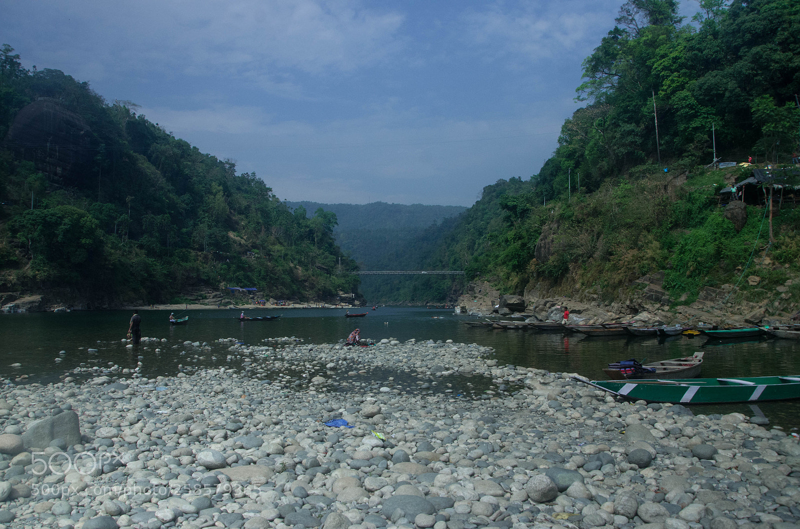 Nikon D7000 sample photo. River & stones photography