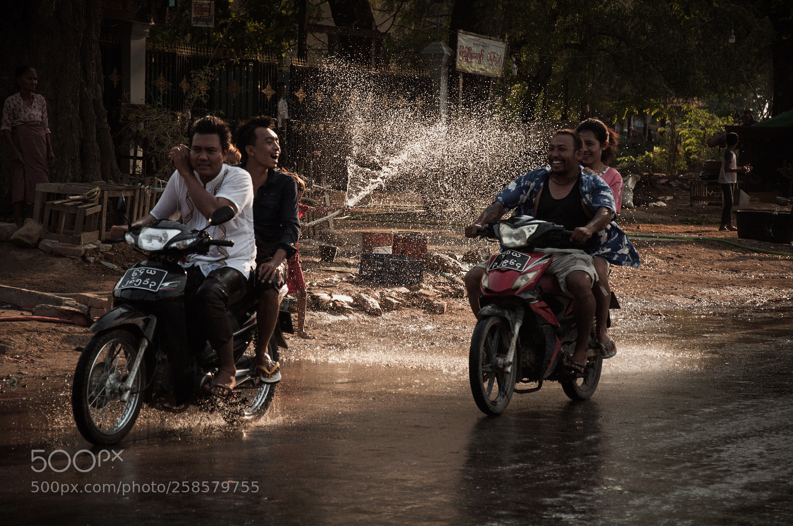 Nikon D90 sample photo. Thingyan (water festival) photography