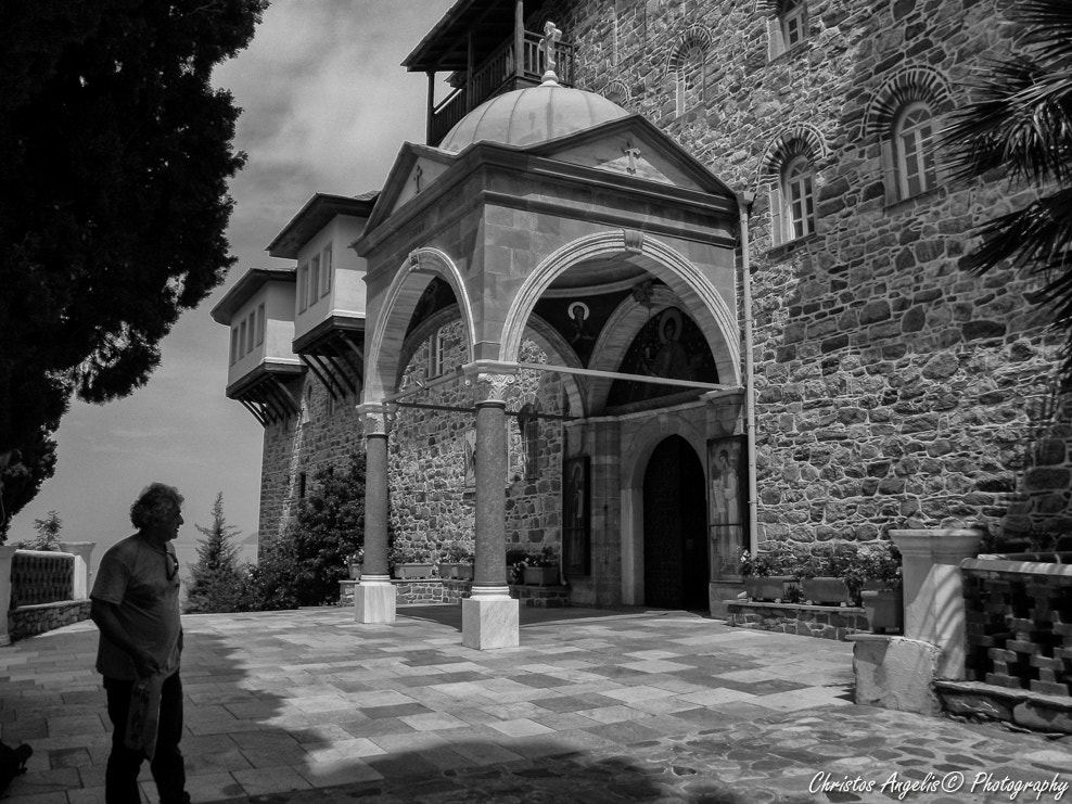 Nikon Coolpix L100 sample photo. Holy monastery of panteleimonos.ag.oros.greece. photography