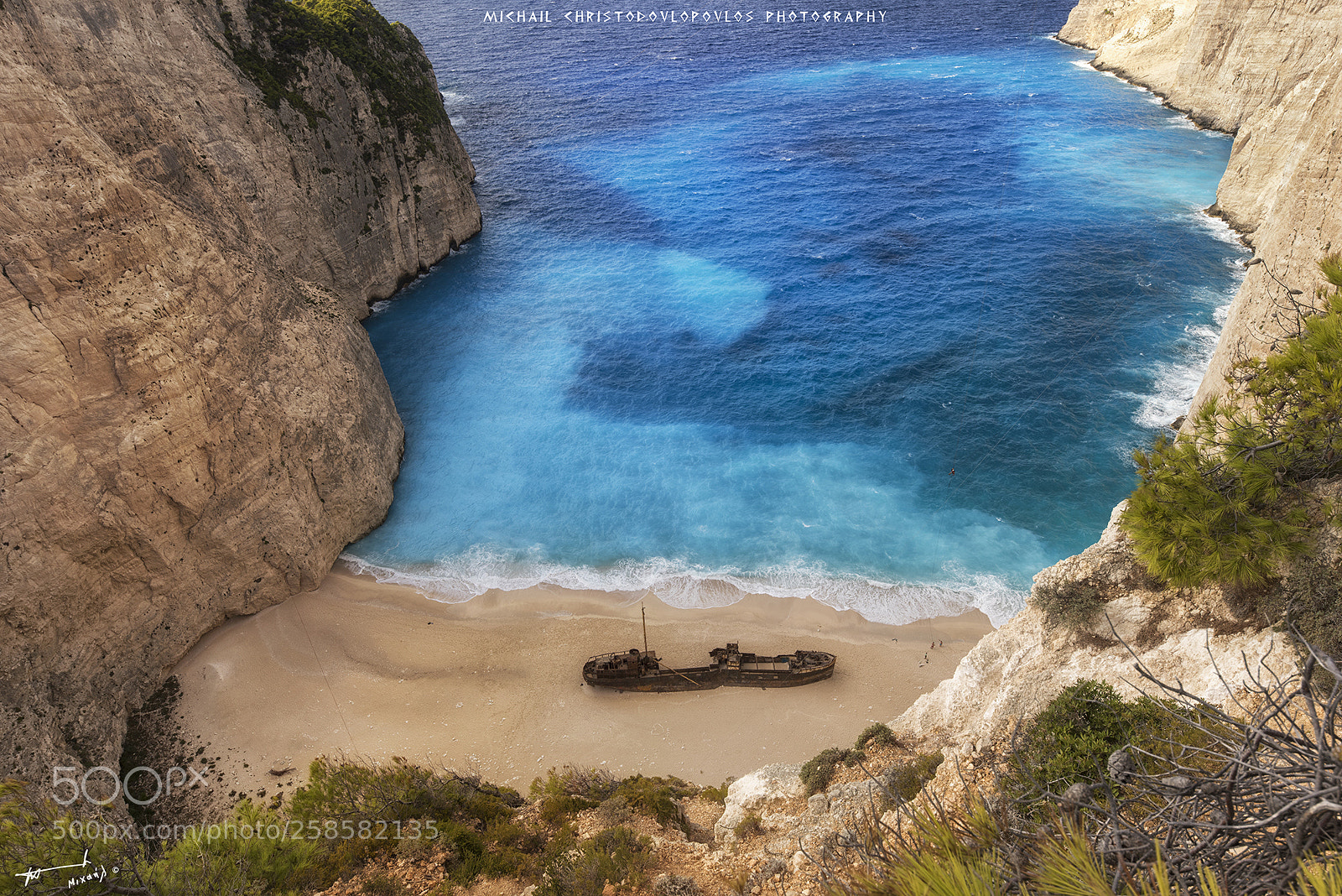 Nikon D810 sample photo. Navagio beach photography