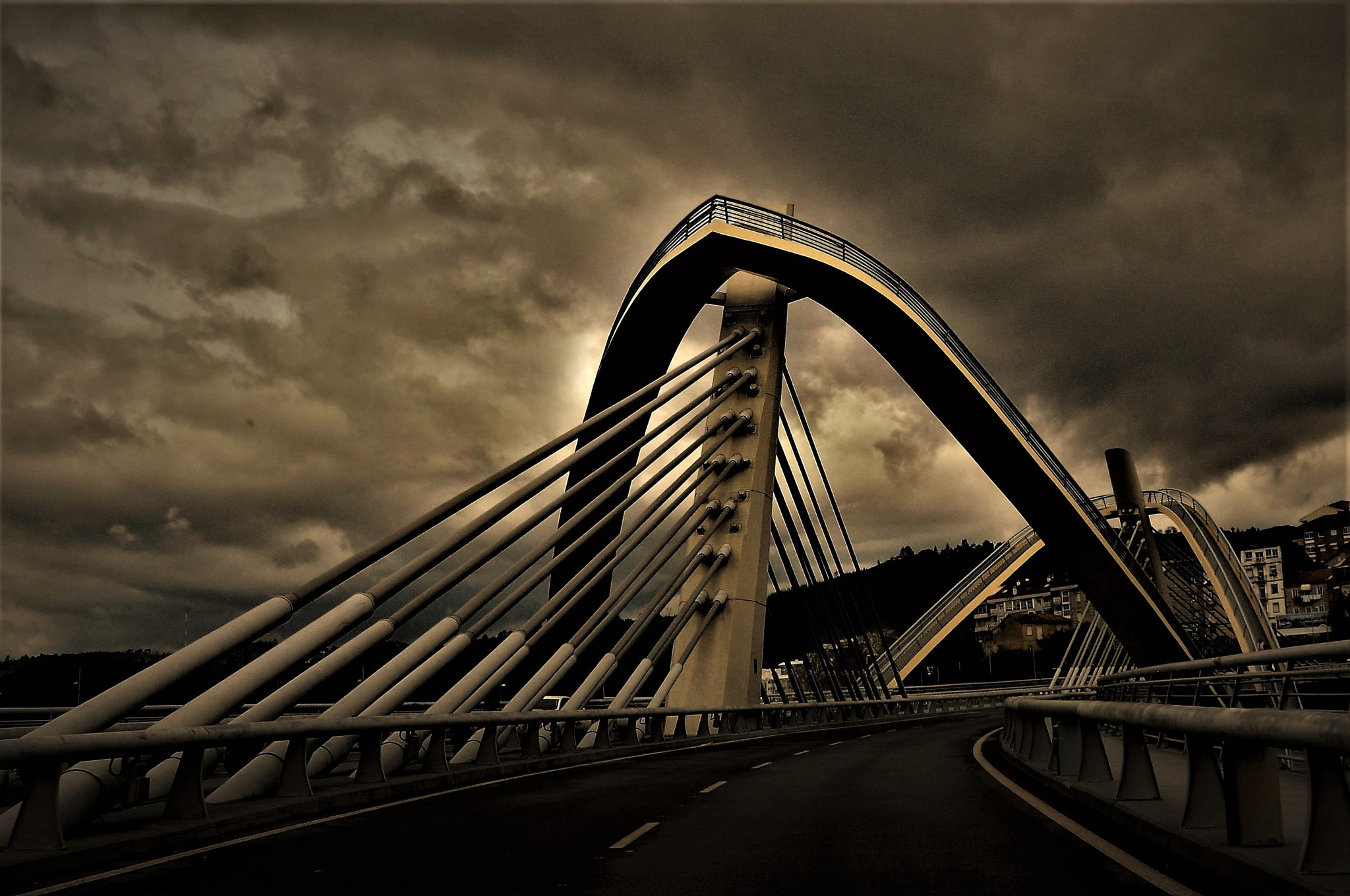 Nikon D90 sample photo. A bridge over the river / a pont sur la riviere photography