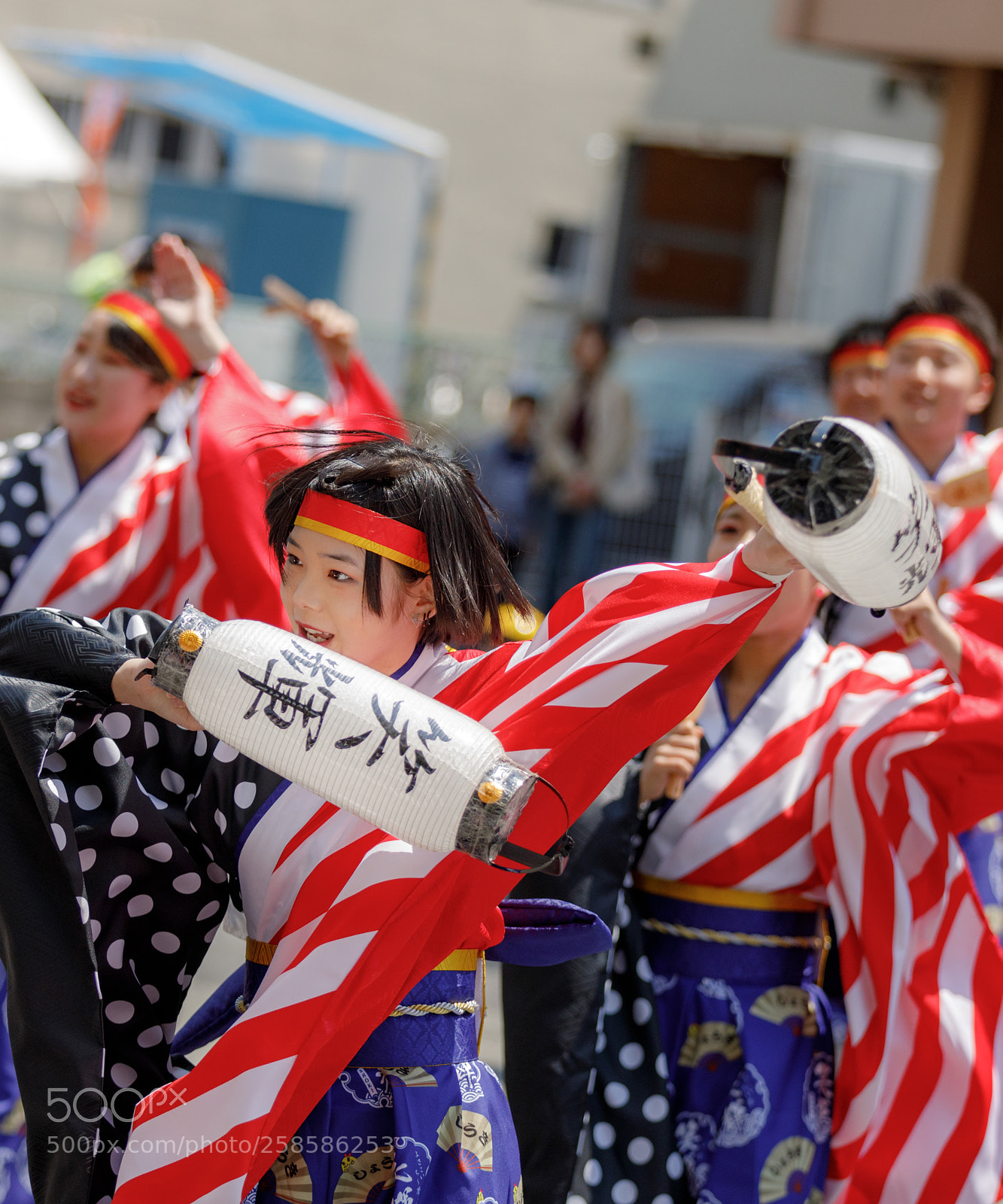 Canon EOS 5D Mark IV sample photo. Yosakoi dancers photography