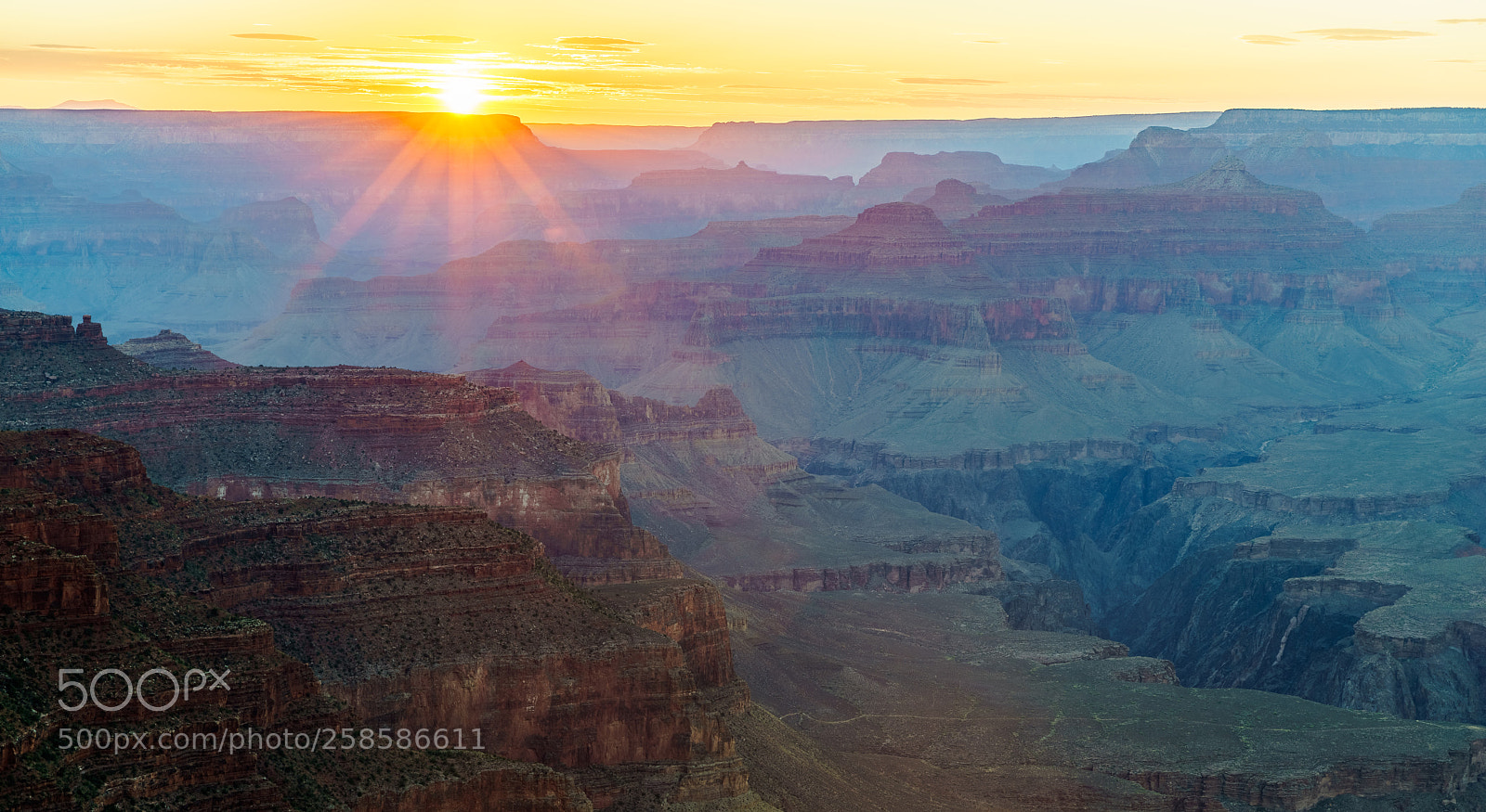 Sony a7R sample photo. Grand canyon sunset photography