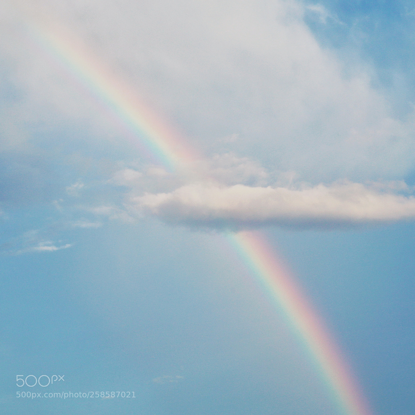 Canon EOS 6D Mark II sample photo. Rainbow and cloud on photography