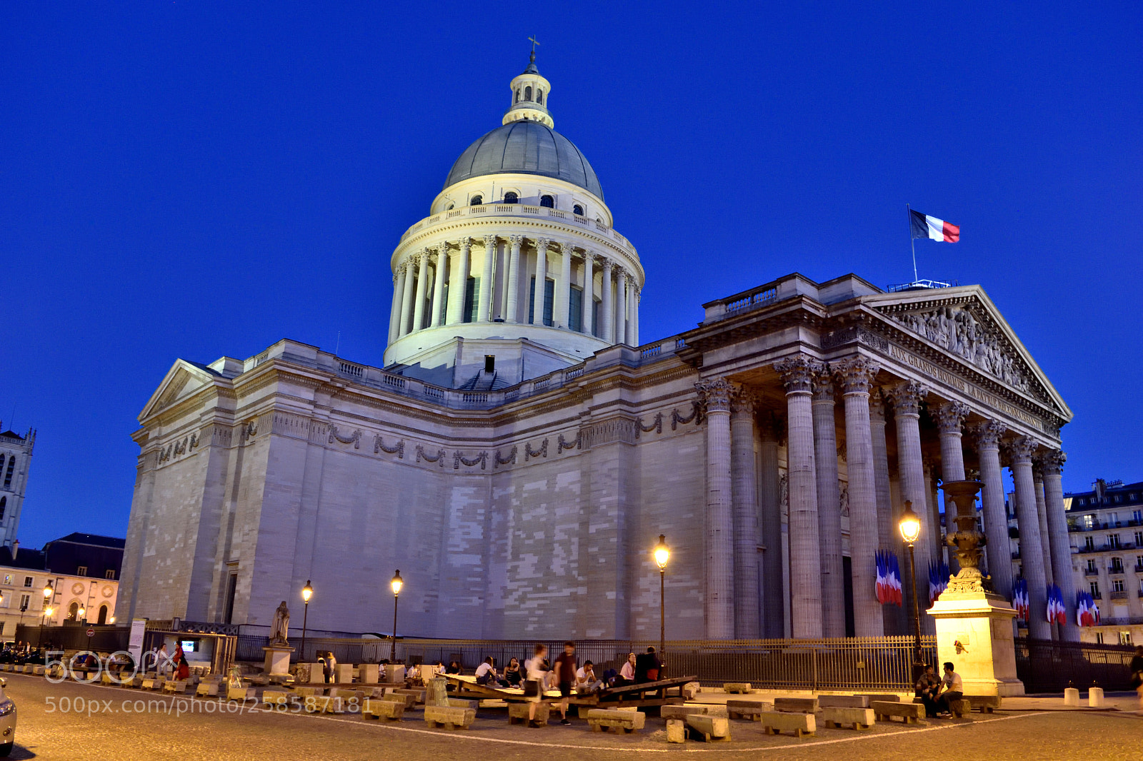 Nikon D5500 sample photo. Panthéon paris photography