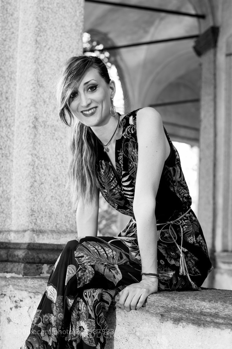 Nikon D700 sample photo. Cristina m b&w photography