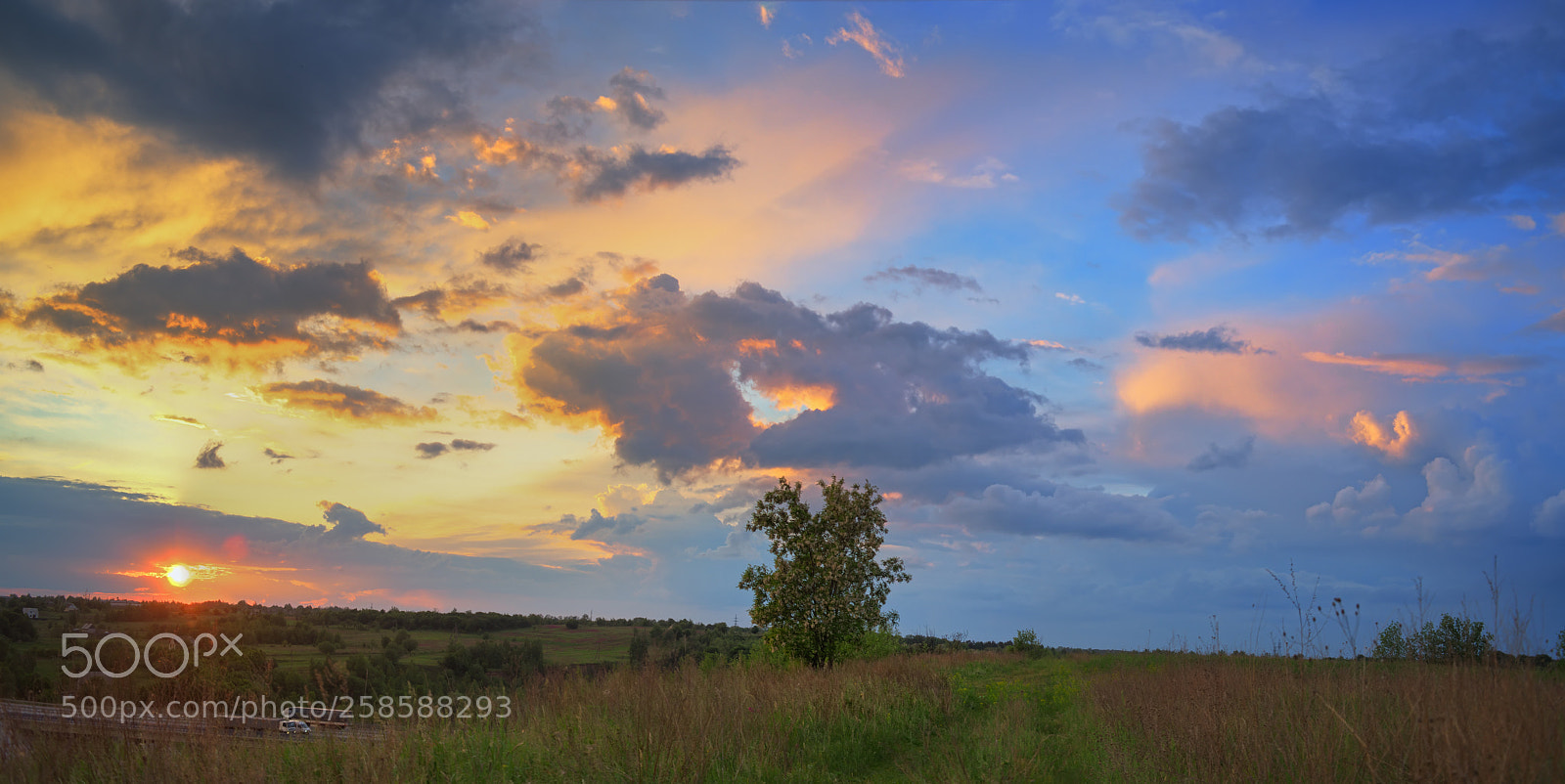 Nikon D800E sample photo. Evening sky photography