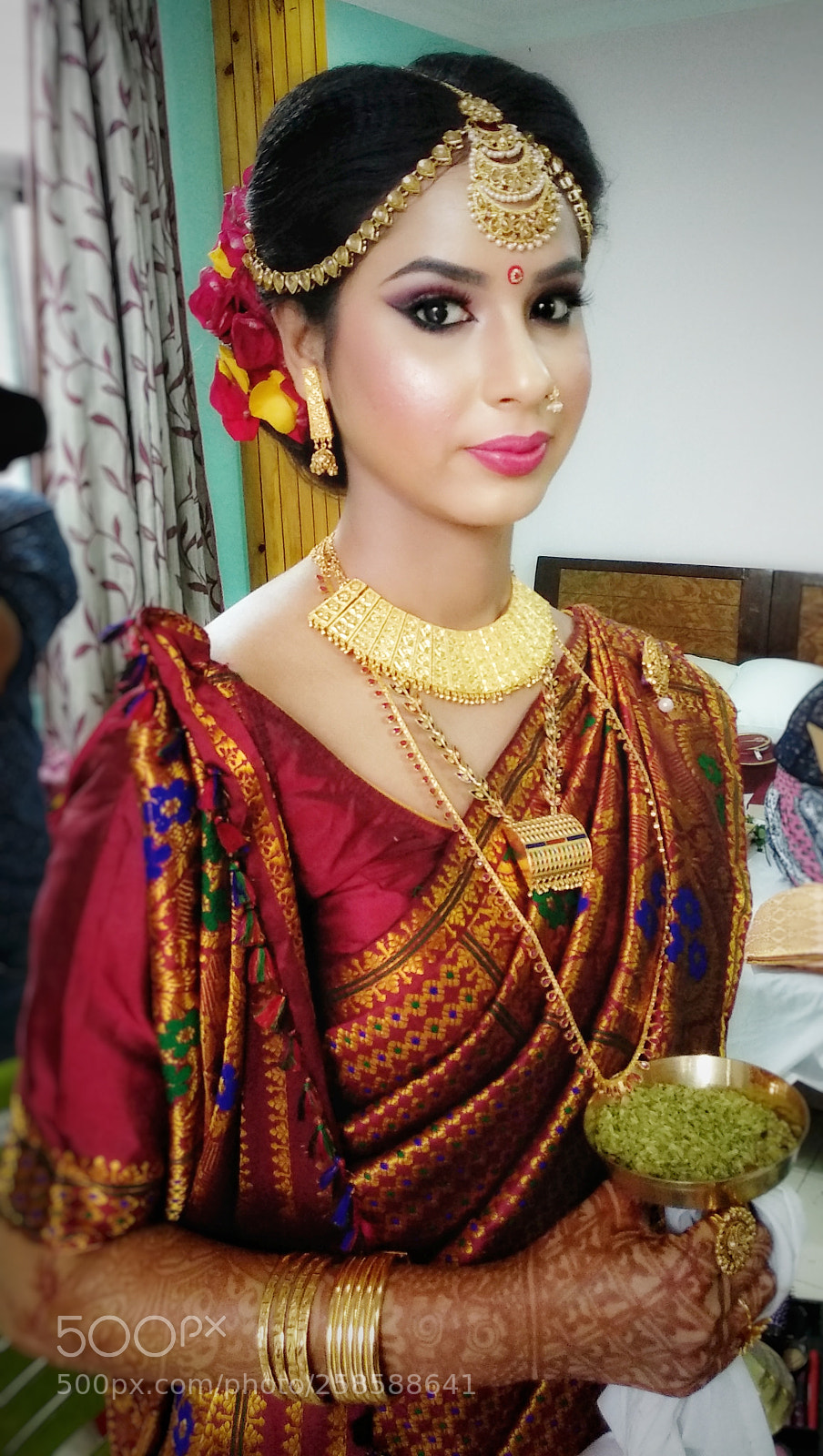 Xiaomi Mi A1 sample photo. Indian bride photography