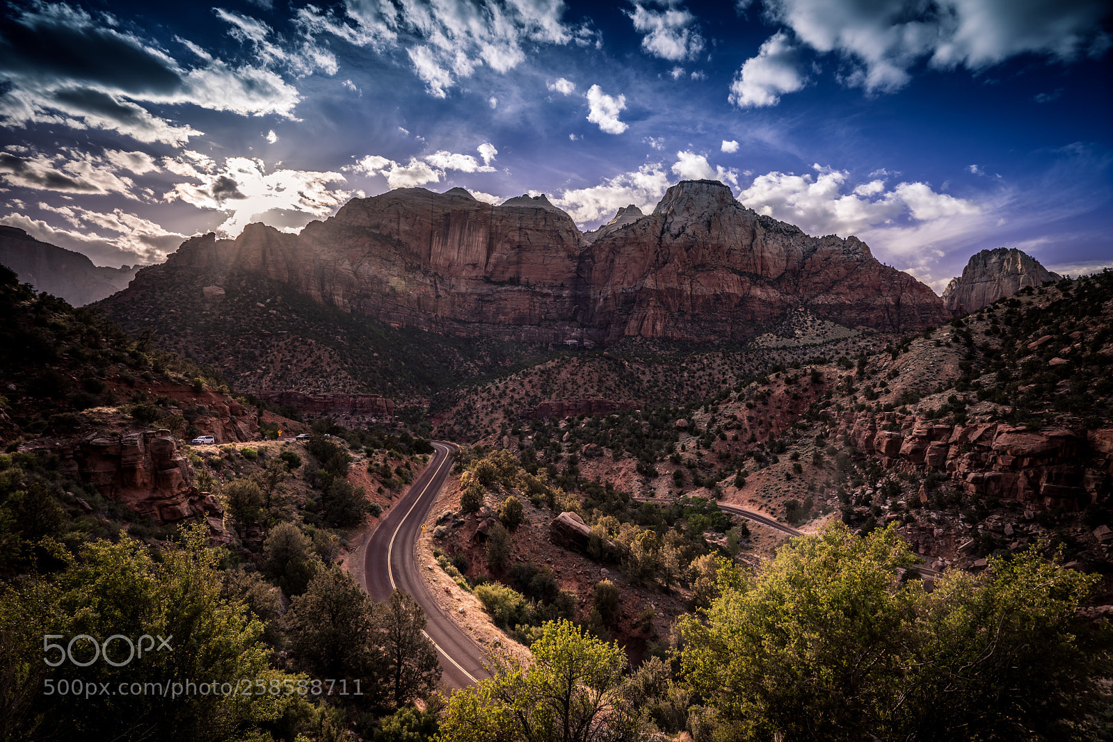 Sony a7R III sample photo. Zion roadtrip photography