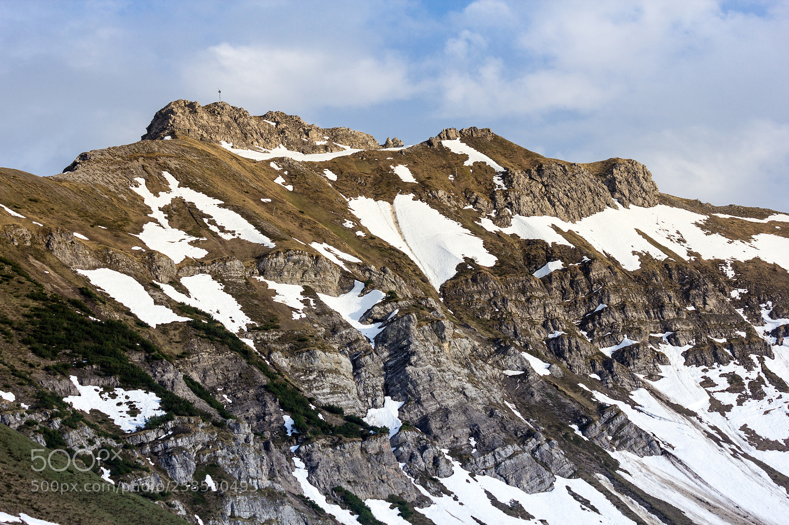 Canon EOS 60D sample photo. Snowcapped mountain peak in photography