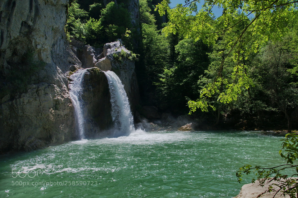 Nikon D90 sample photo. Waterfall photography